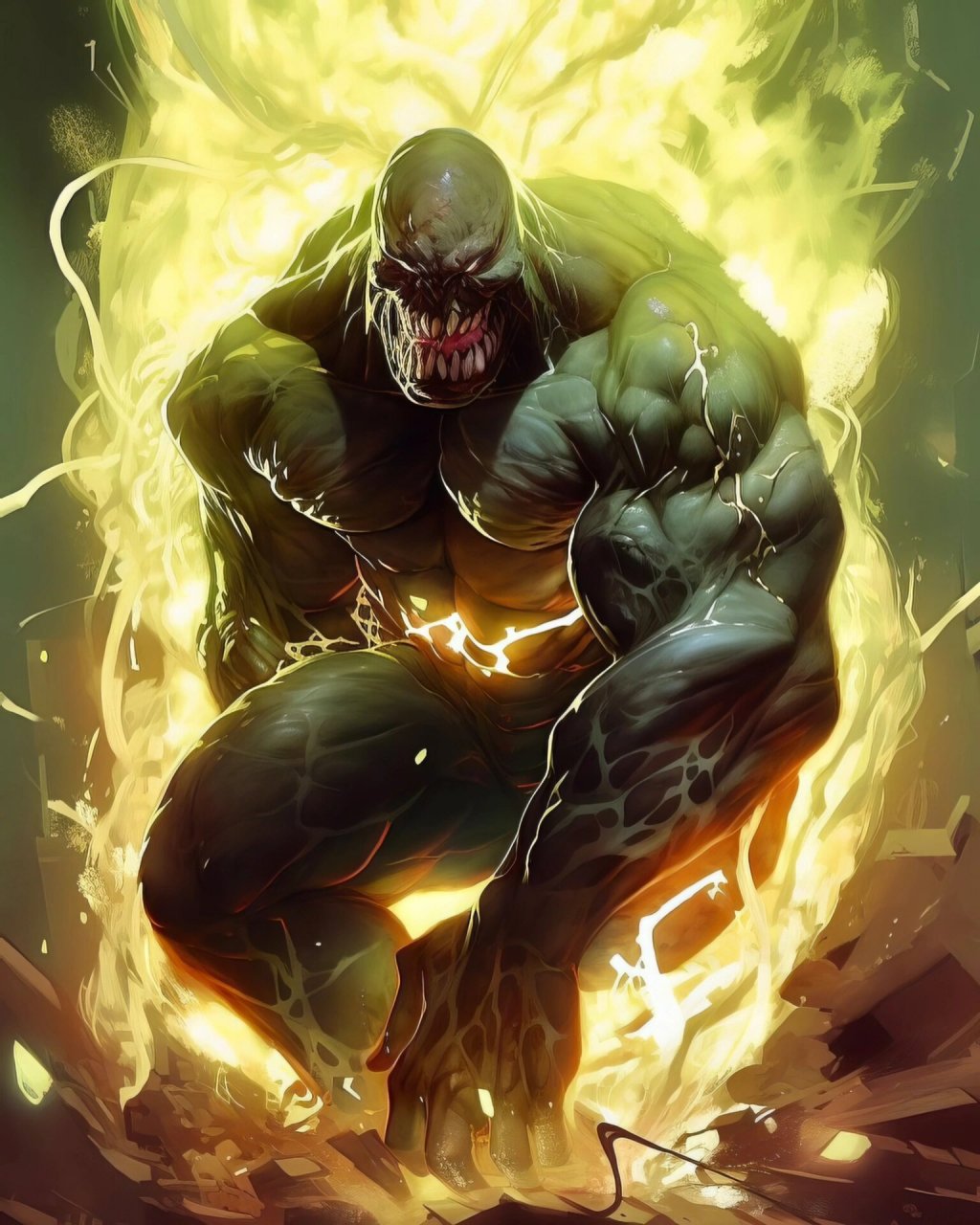 ai绿巨人被毒液附身