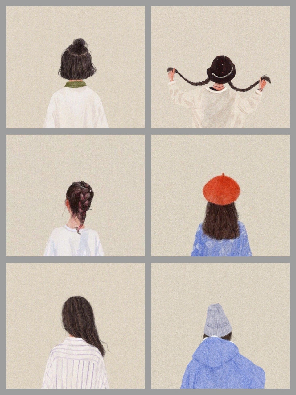 你们呢 手绘头像‖卡通头像‖女生头像‖动漫头像‖背影头像‖男生