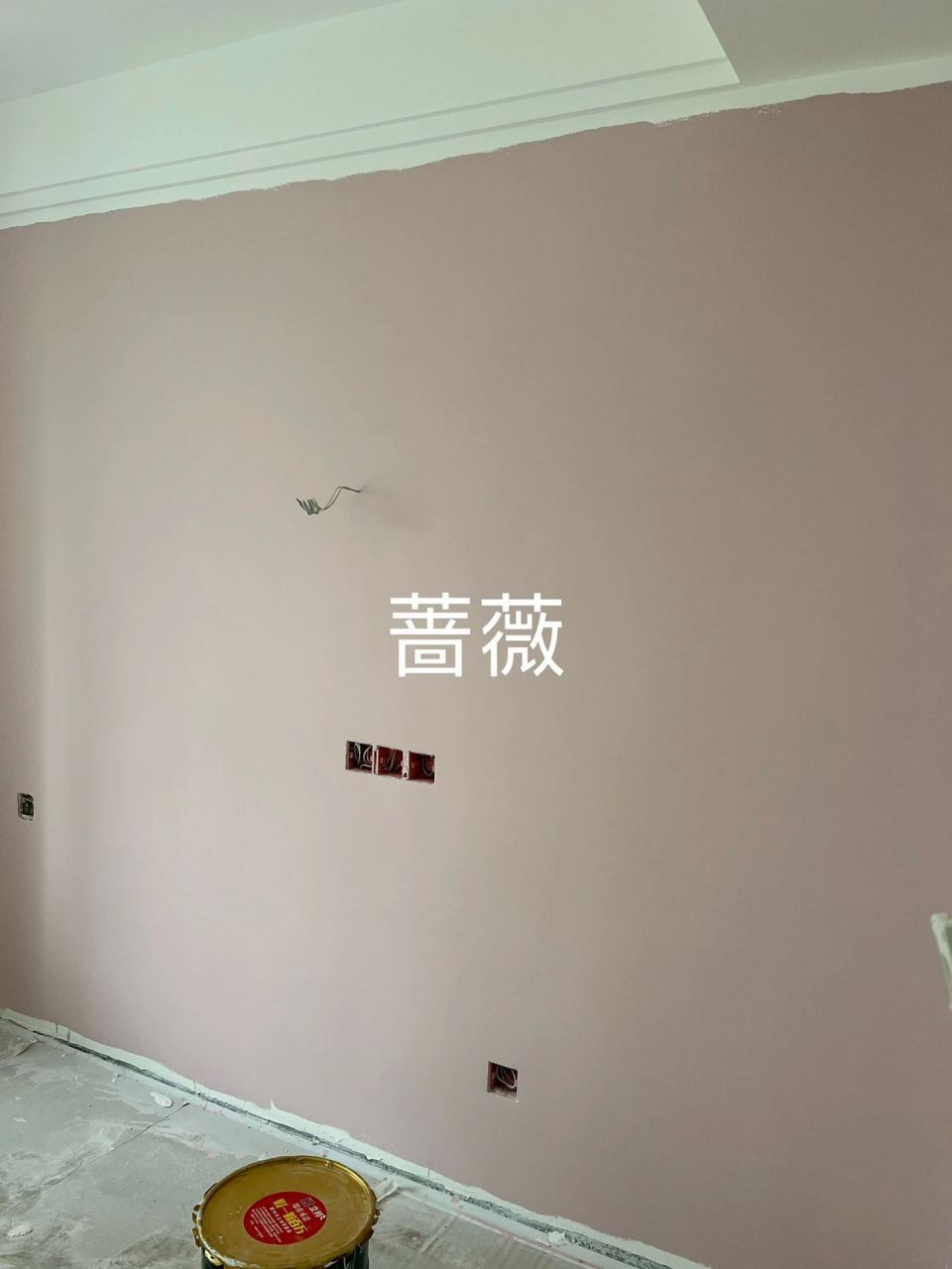 乳胶漆第一遍轻纱,蔷薇,杏子灰 轻纱,高级感满满.