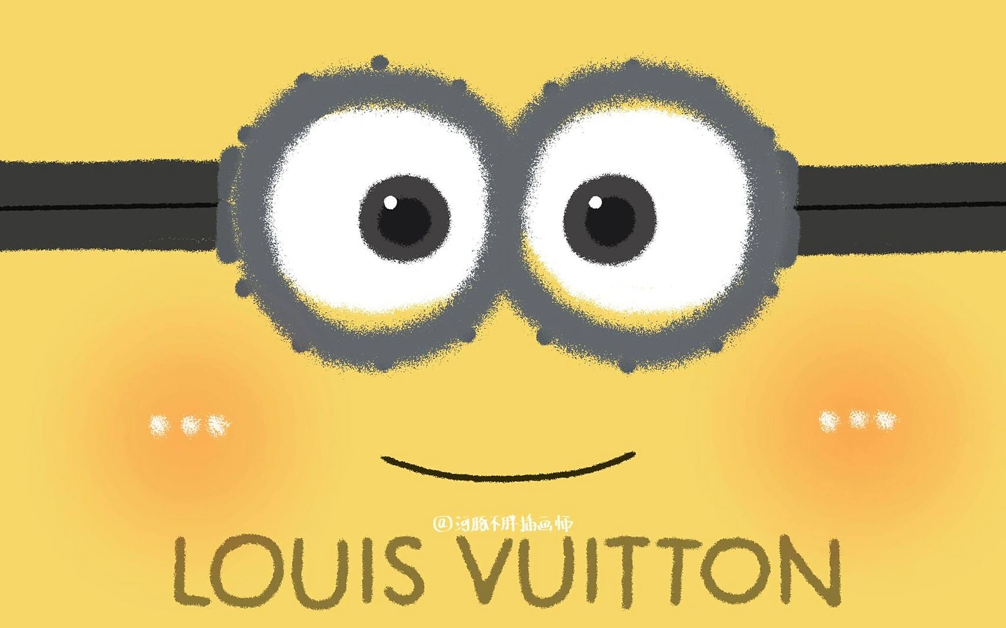 小黄人可爱电脑/ipad壁纸第三弹 第三弹来拉,部分绘画素材来源于line