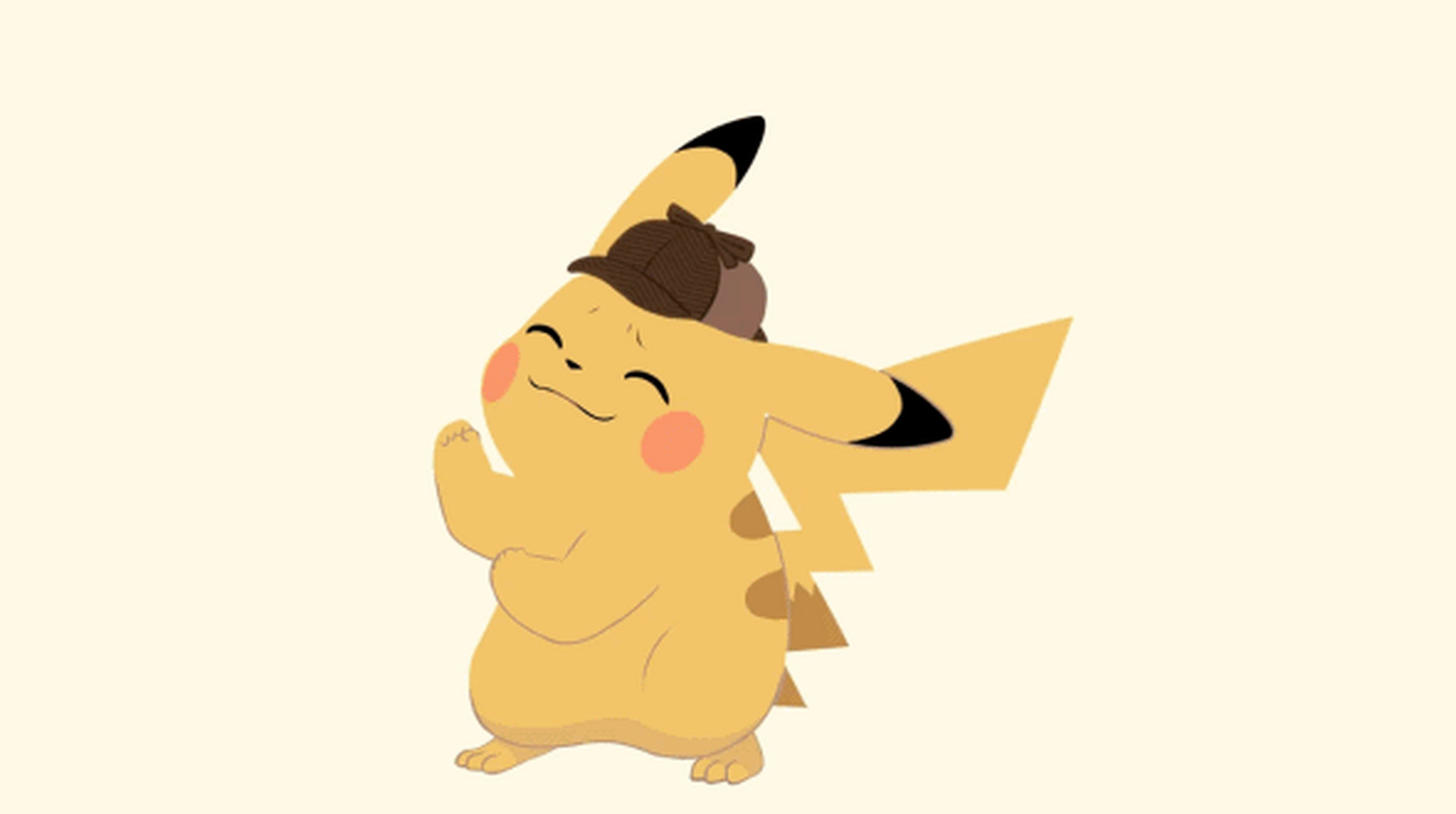 名侦探皮卡丘 官方动画gif 动态表情包 ,萌萌哒