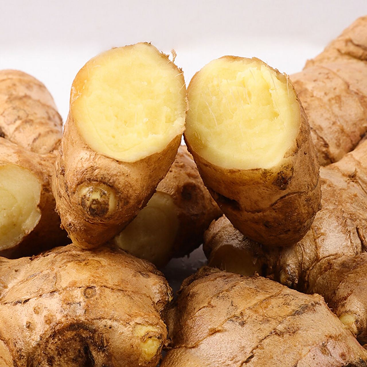 山东省特产 - 安丘大姜 姜别称生姜,白姜,川姜等,为姜科姜属多年生