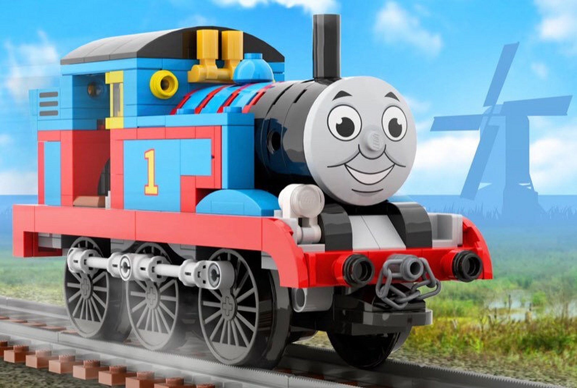 乐高moc-托马斯小火车 thomas the tank engine by kaijubuildz ideas