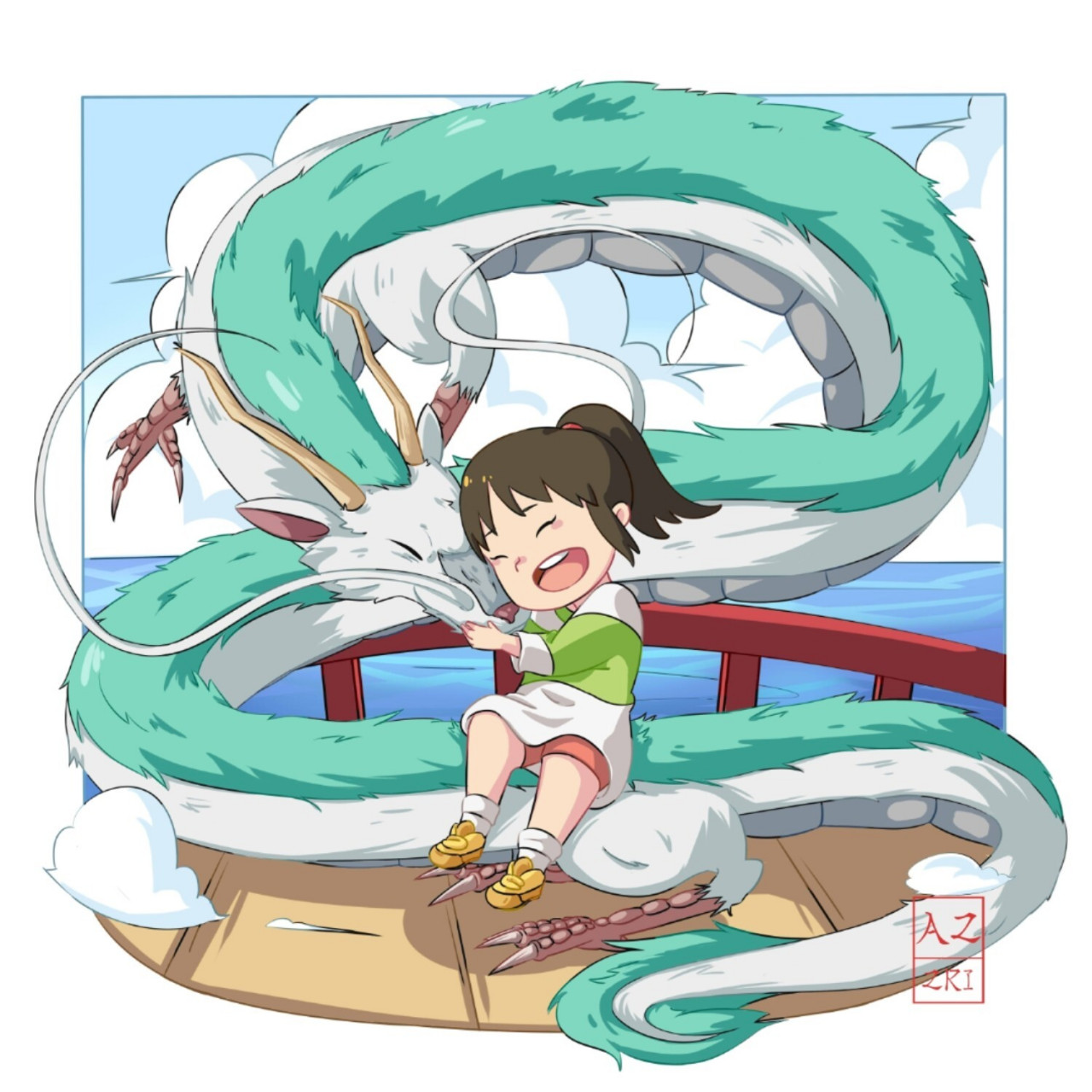 给大家分享我珍藏许久的宫崎骏动漫图片 欢迎自取 图一是千与千寻 图