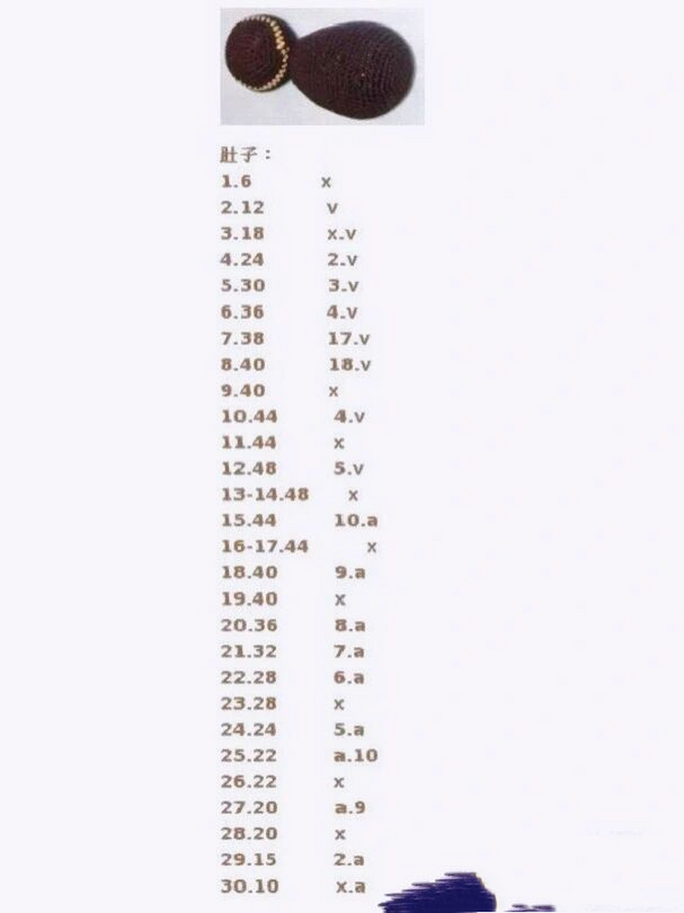 蜘蛛钩织(附图解) 手写的图解更新了!