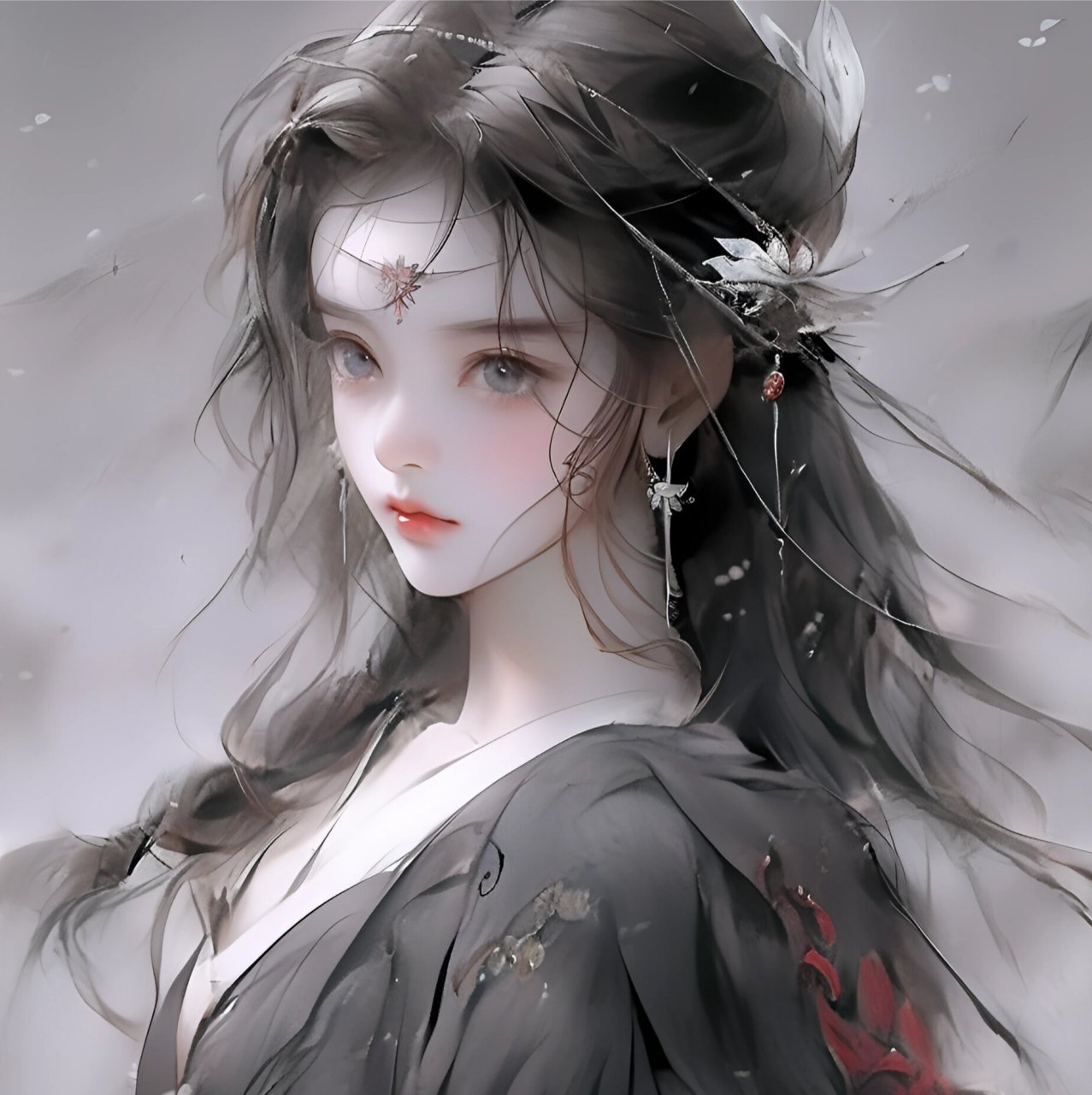 古风头像|黑衣女侠