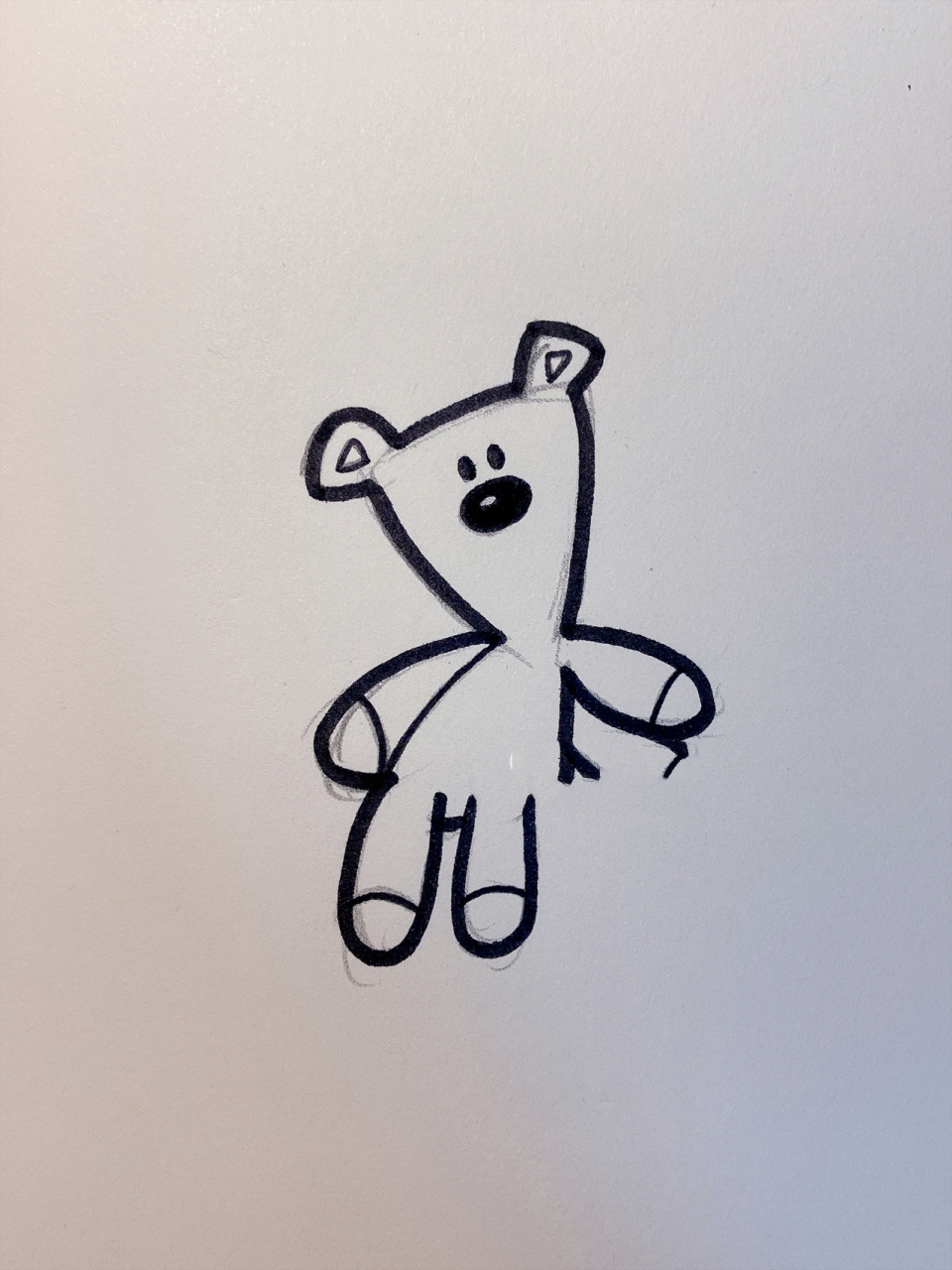 teddybear简笔画图片图片