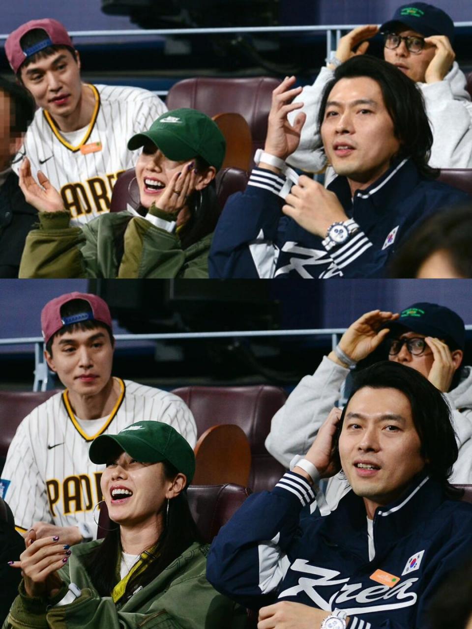 同框～ 	 #棒球# #提高审美# #审美积累# #孙艺珍玄彬# #孔刘李栋旭