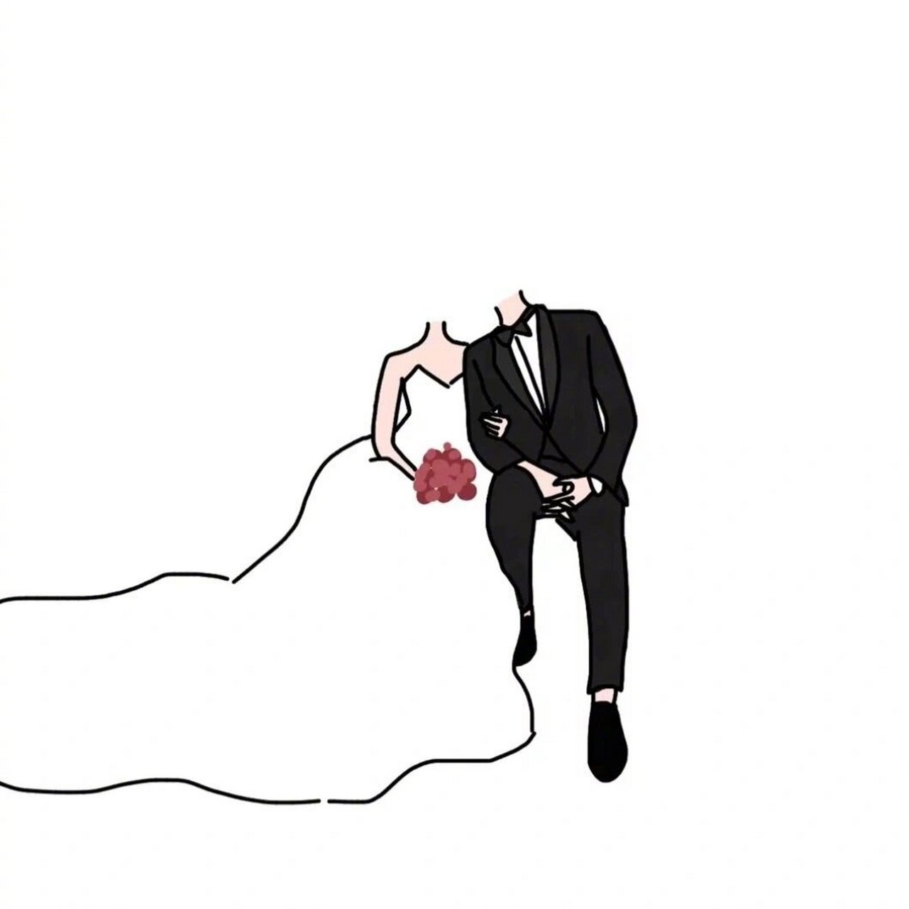 抠图素材9情侣头像夫妻卡通追星偶像爱豆 有姐妹找我要情侣款的这不就