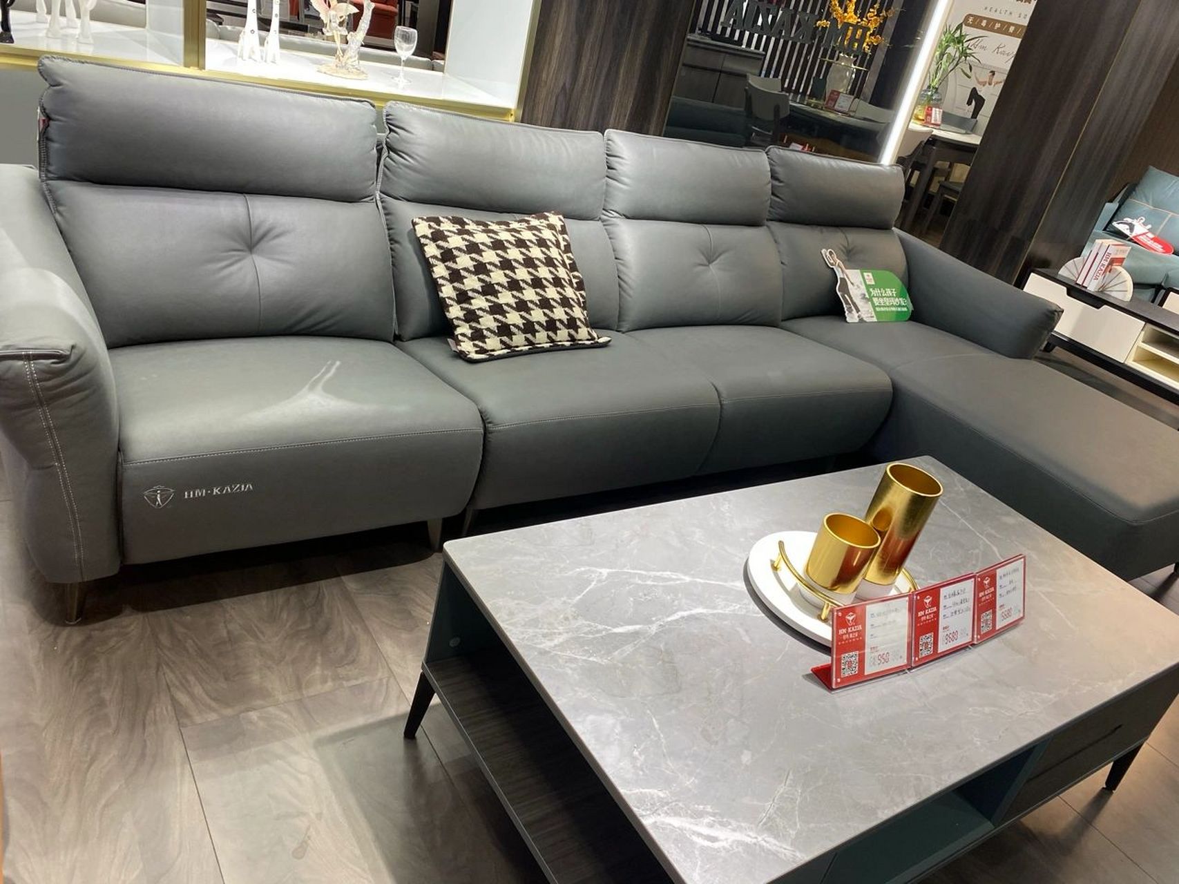 皇玛康之家科技布功能沙发 看中图一沙发了,全场茶几任意选,8999元