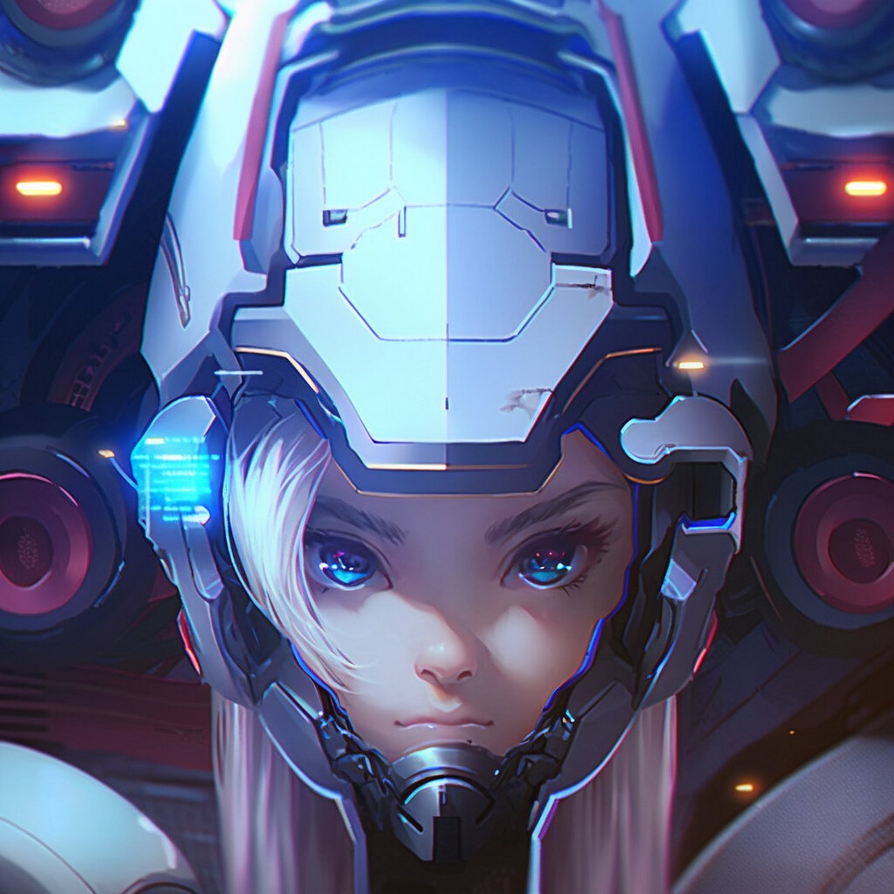 机械 科幻风格的头像来一波~尝试了若干组风格,最后还是觉得这套【多