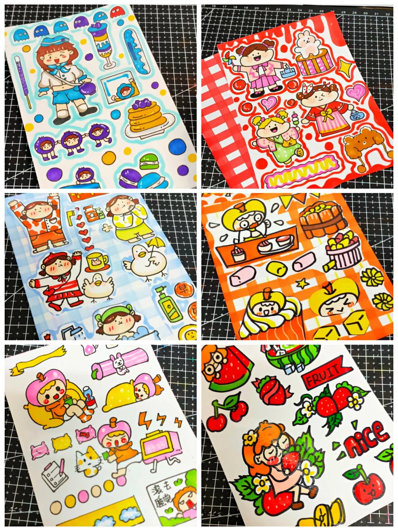 自制盲盒盲袋贴纸素材