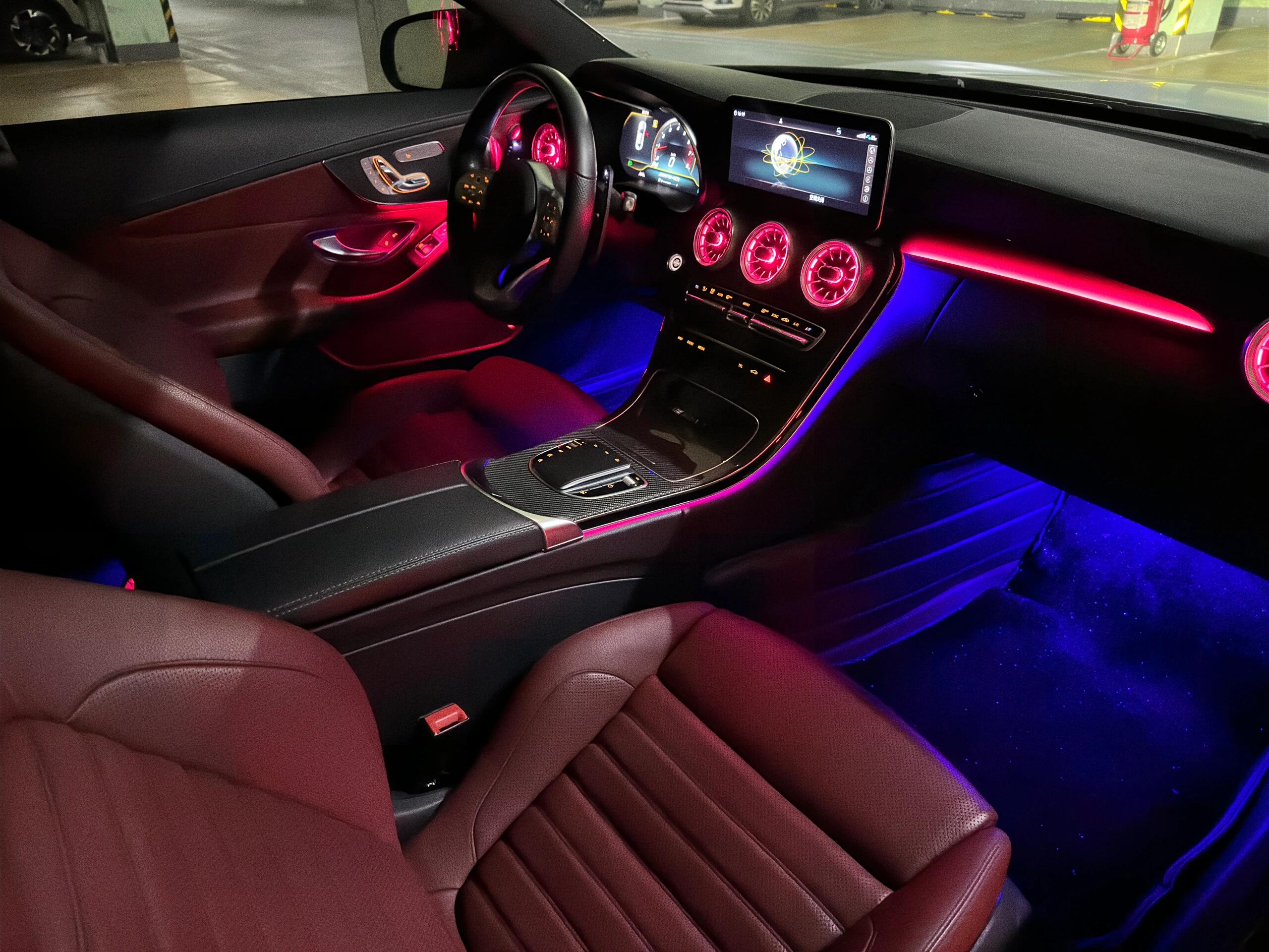 奔驰c300 coupe 内饰细节