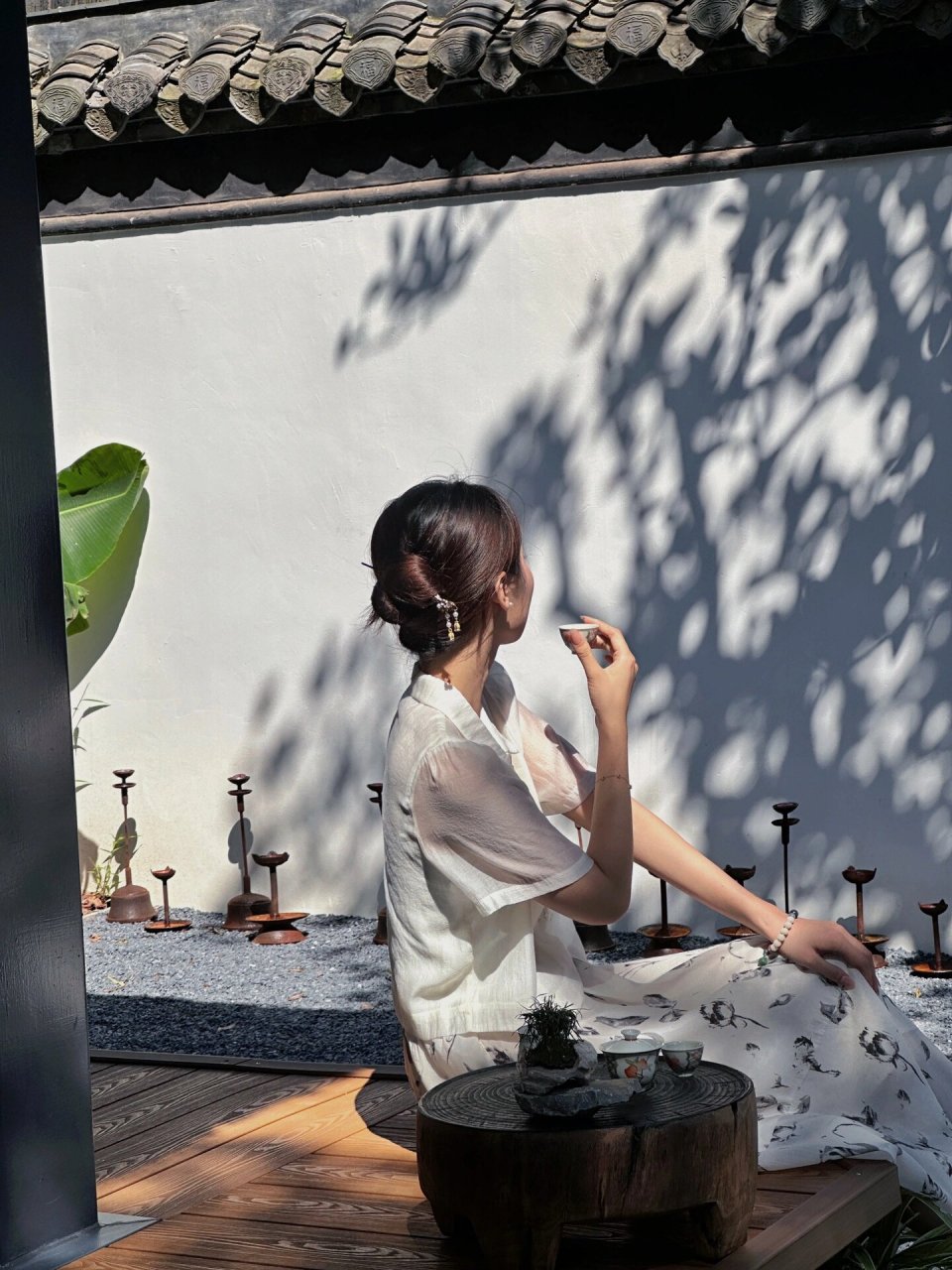 靖江丽园 闯进一间茶室