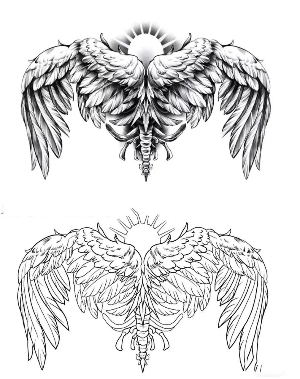天使之翼 翅膀纹身精品合辑 78天使之翼 翅膀纹身精品合辑99 每个