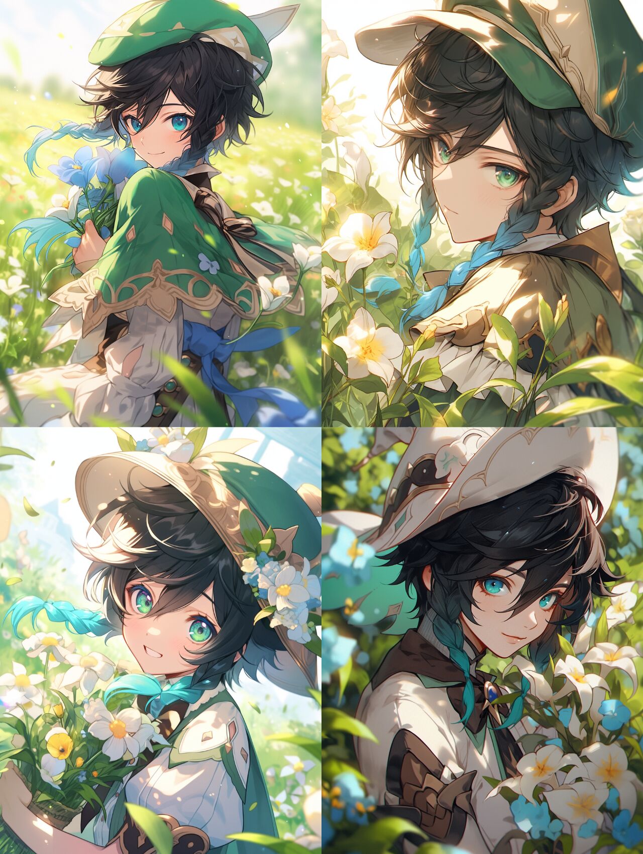 精品美图 自由城邦蒙德的建立者,"尘世七执政"中的风神,为了让蒙德