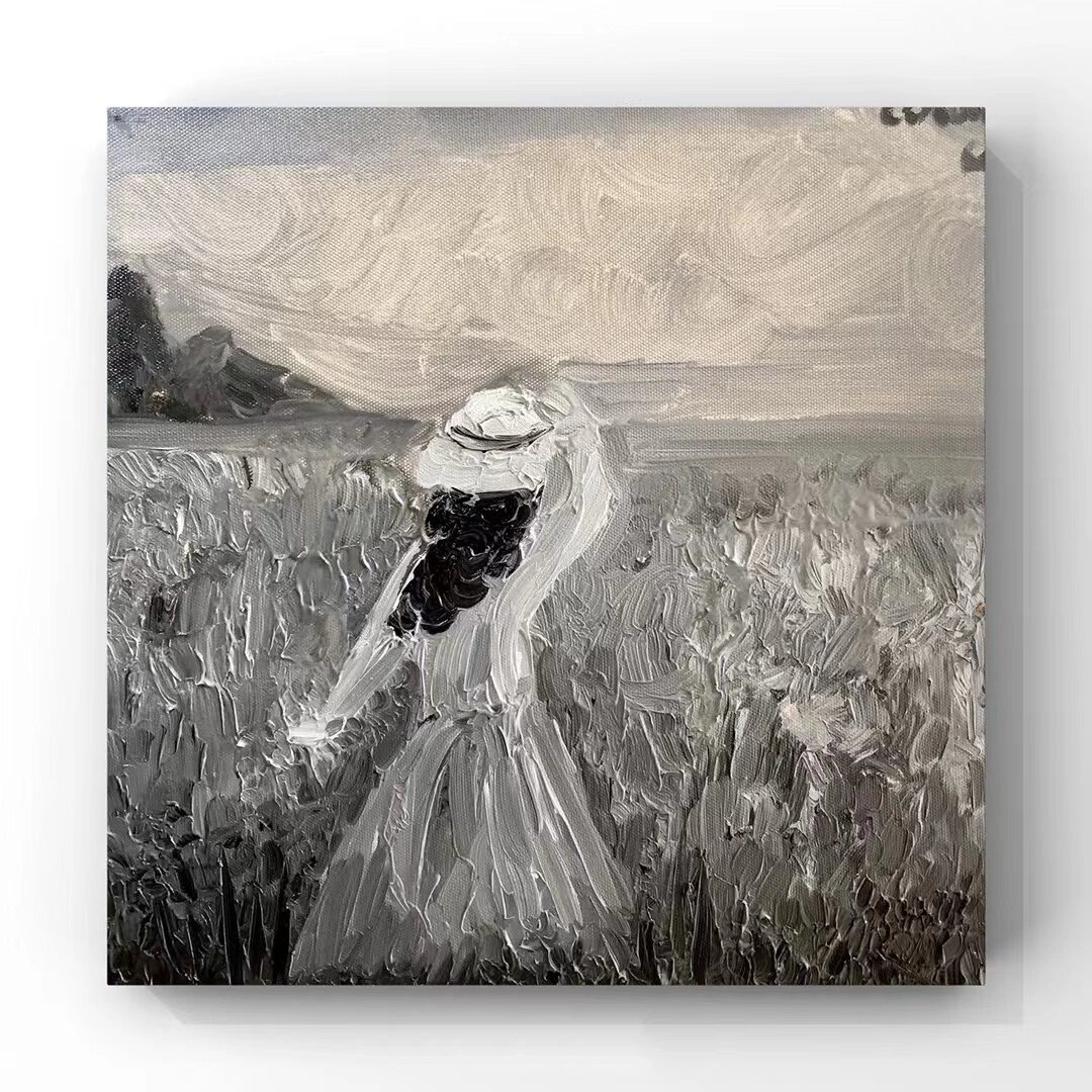 《黑白灰》9-10岁儿童美术作品