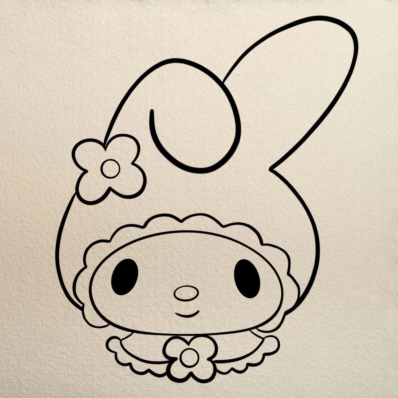 美乐蒂7815简笔画7815 95哪个女生能抵得住萌乎乎的美乐蒂