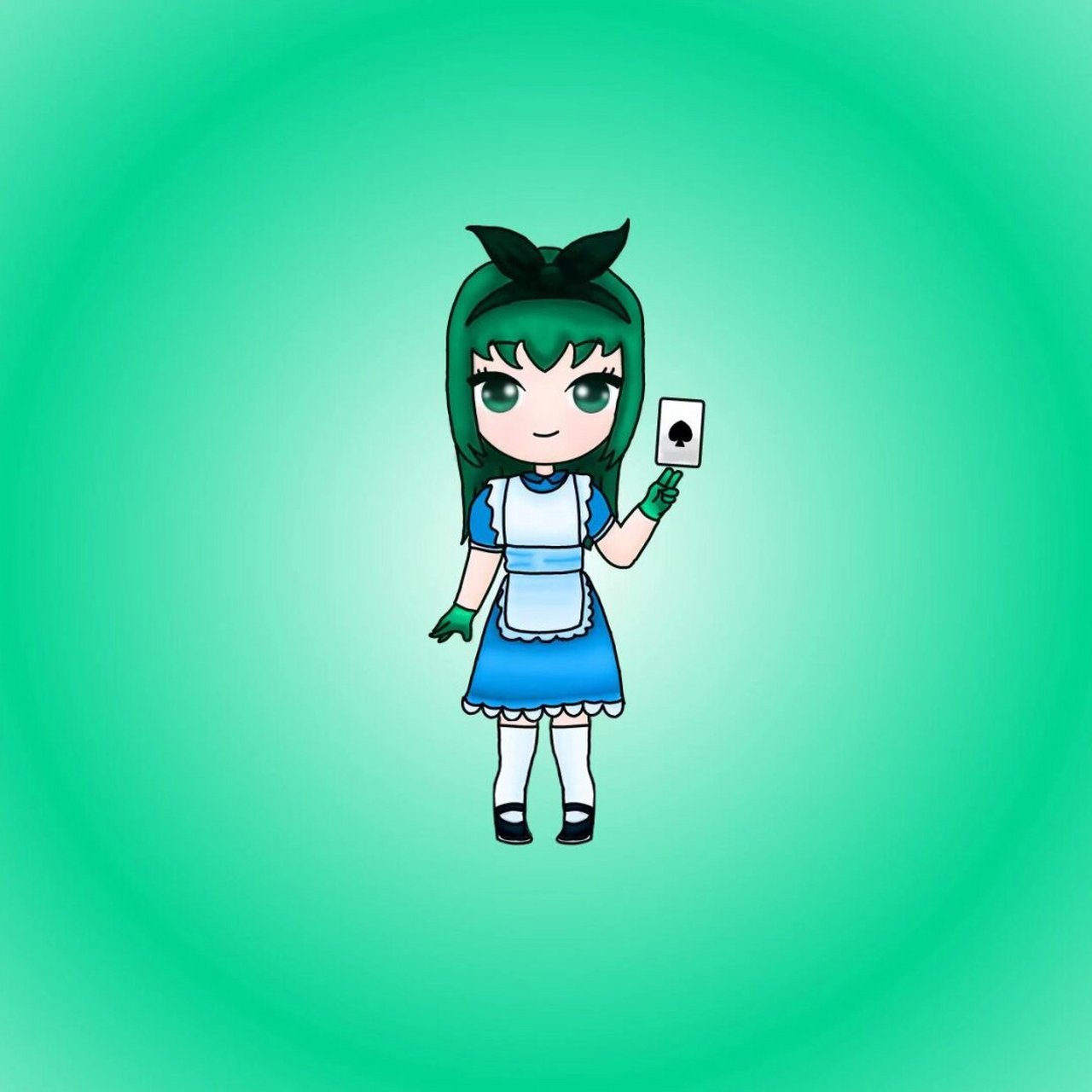 q版# #拟人# #q版泡泡堂# #爱丽丝梦游仙境# 在这个版本中,小青把演