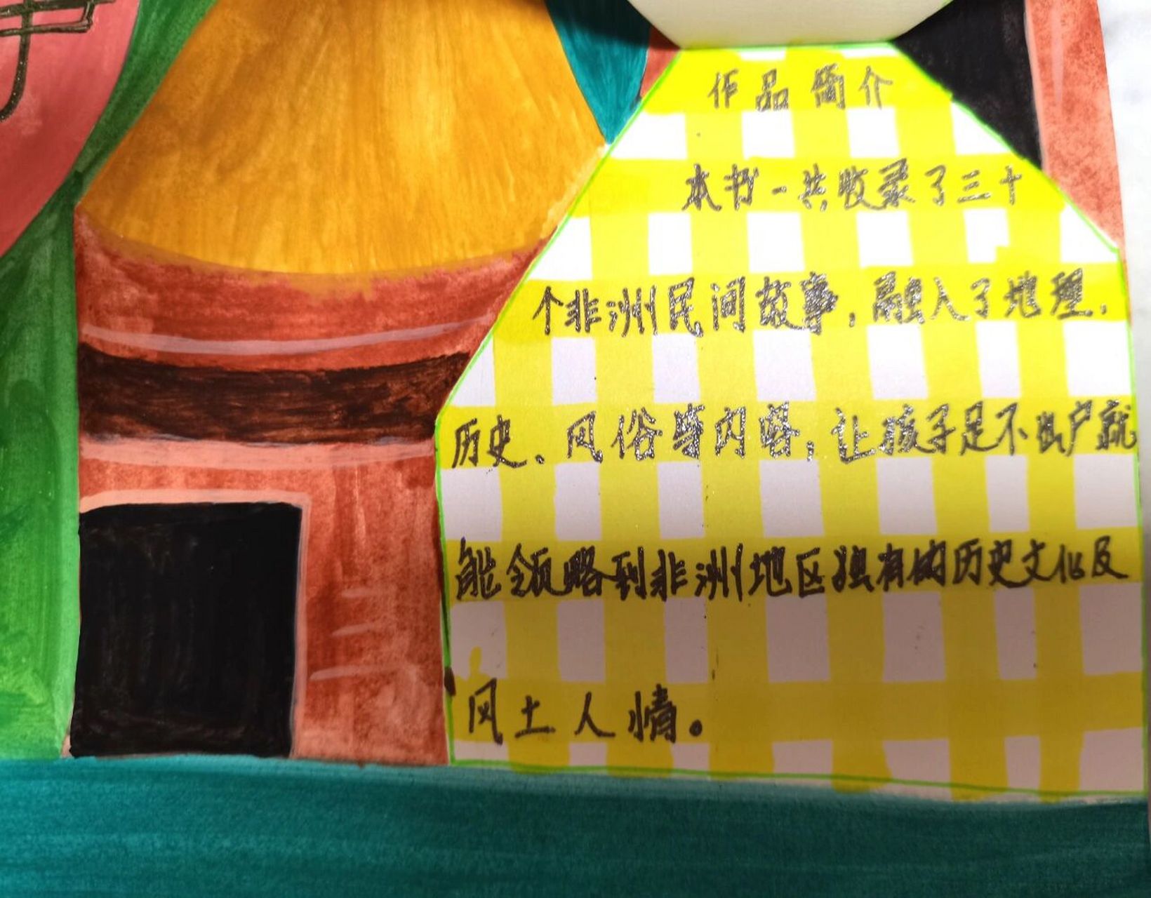 《非洲民间故事》思维导图手抄报