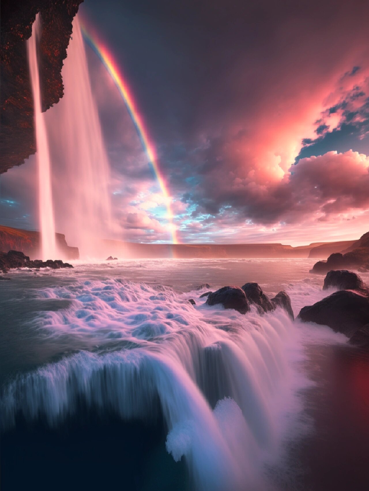 治愈系~瀑布美景