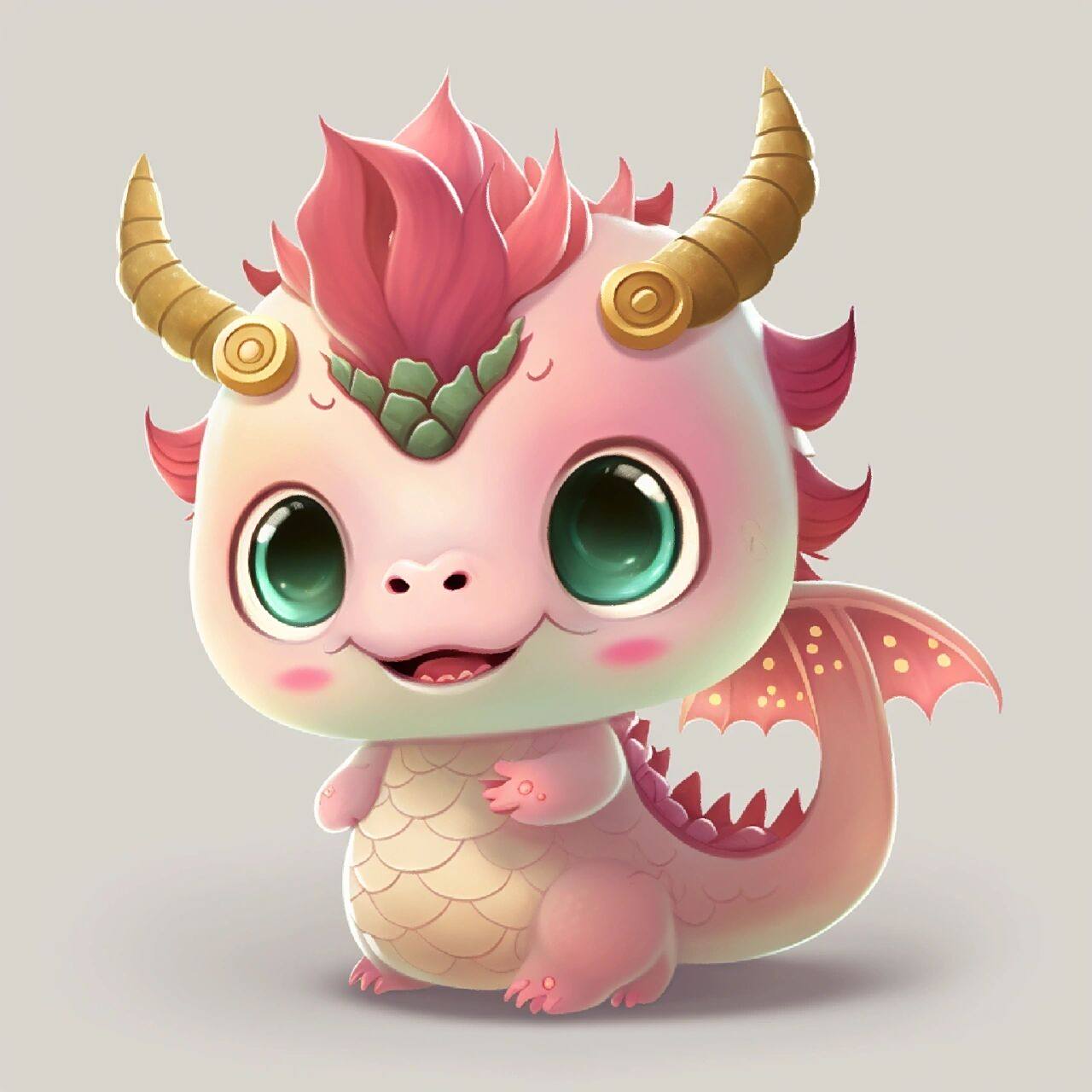 可爱龙宝宝         画