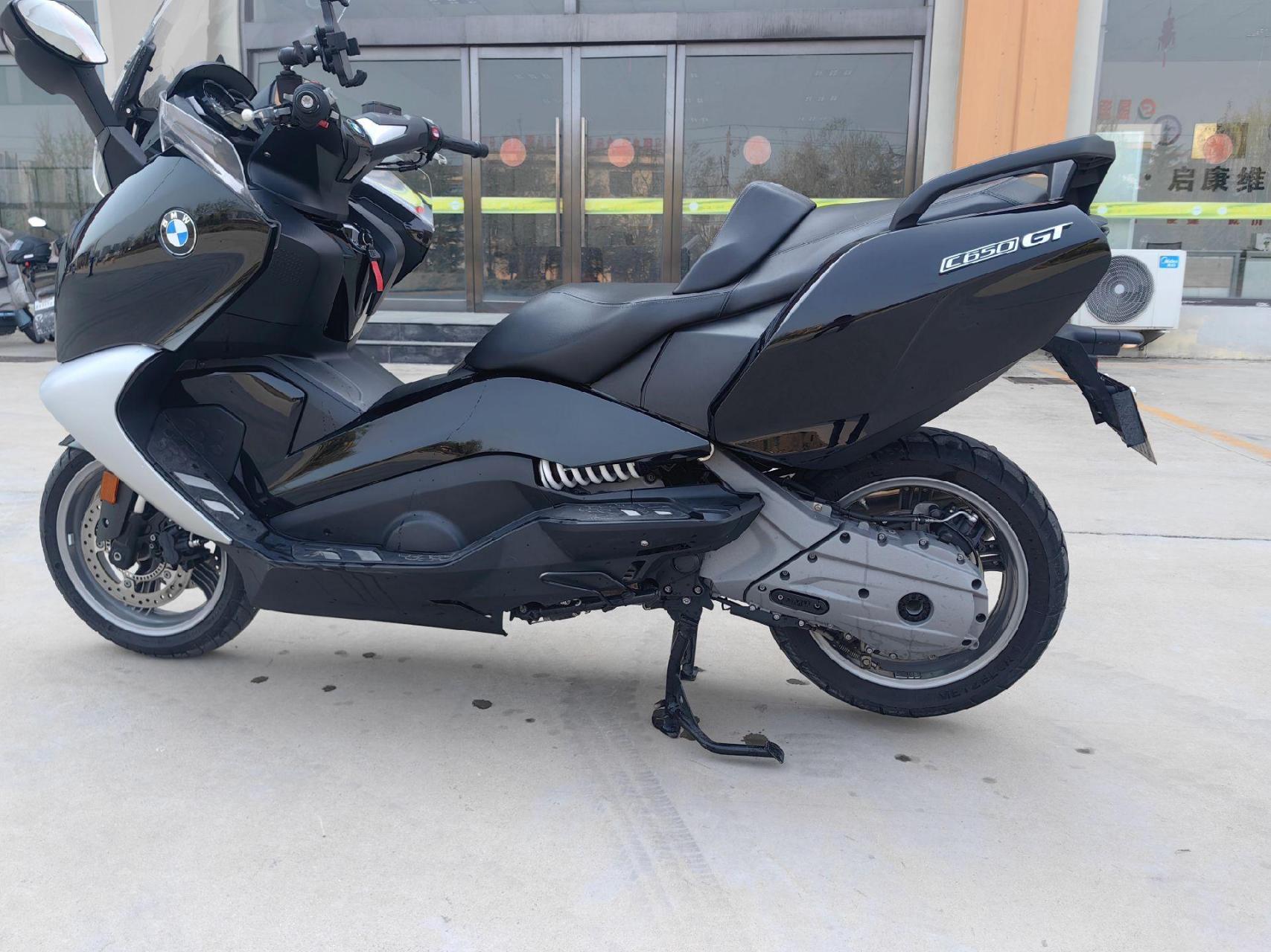 摩托车 宝马c650gt 自用车:18年9月宝马双缸旅行大踏板,宝马c650gt