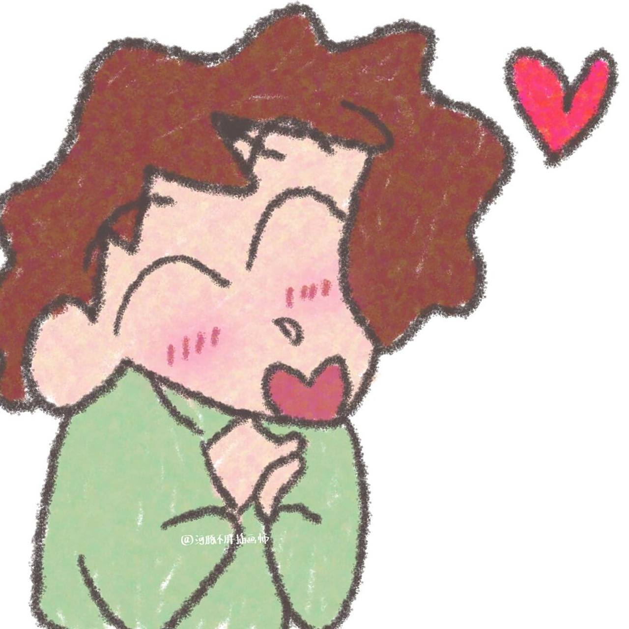 野原广志美伢情头 他们的爱情好美哦 #头像分享# #头像约稿# #头像