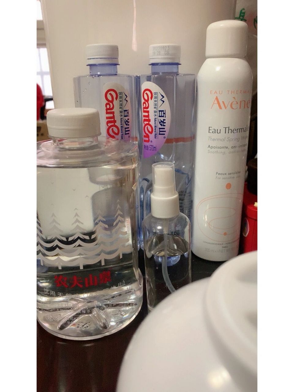冷喷补水我选农夫山泉 大红脸治愈中我是混合型肌肤偏油面颊偏干过敏