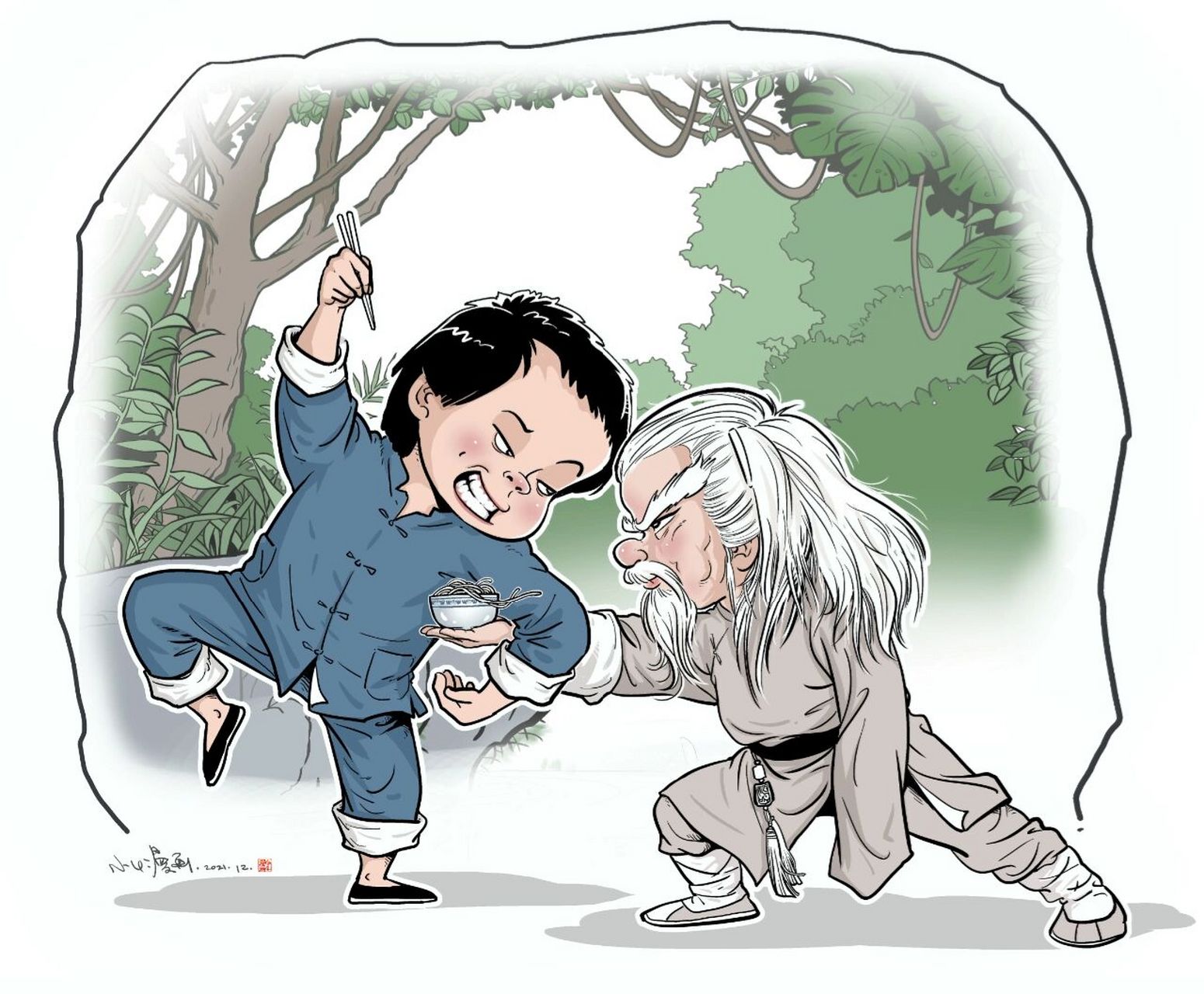 港剧里最温暖的一抹回忆~ 《大侠霍元甲》第一集里,独臂老人程天啸和