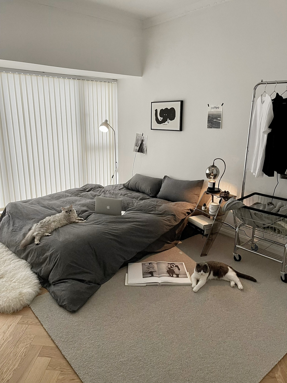 男生卧室|网购一个ins风卧室,附08 "房子是租的,生活是自己的"