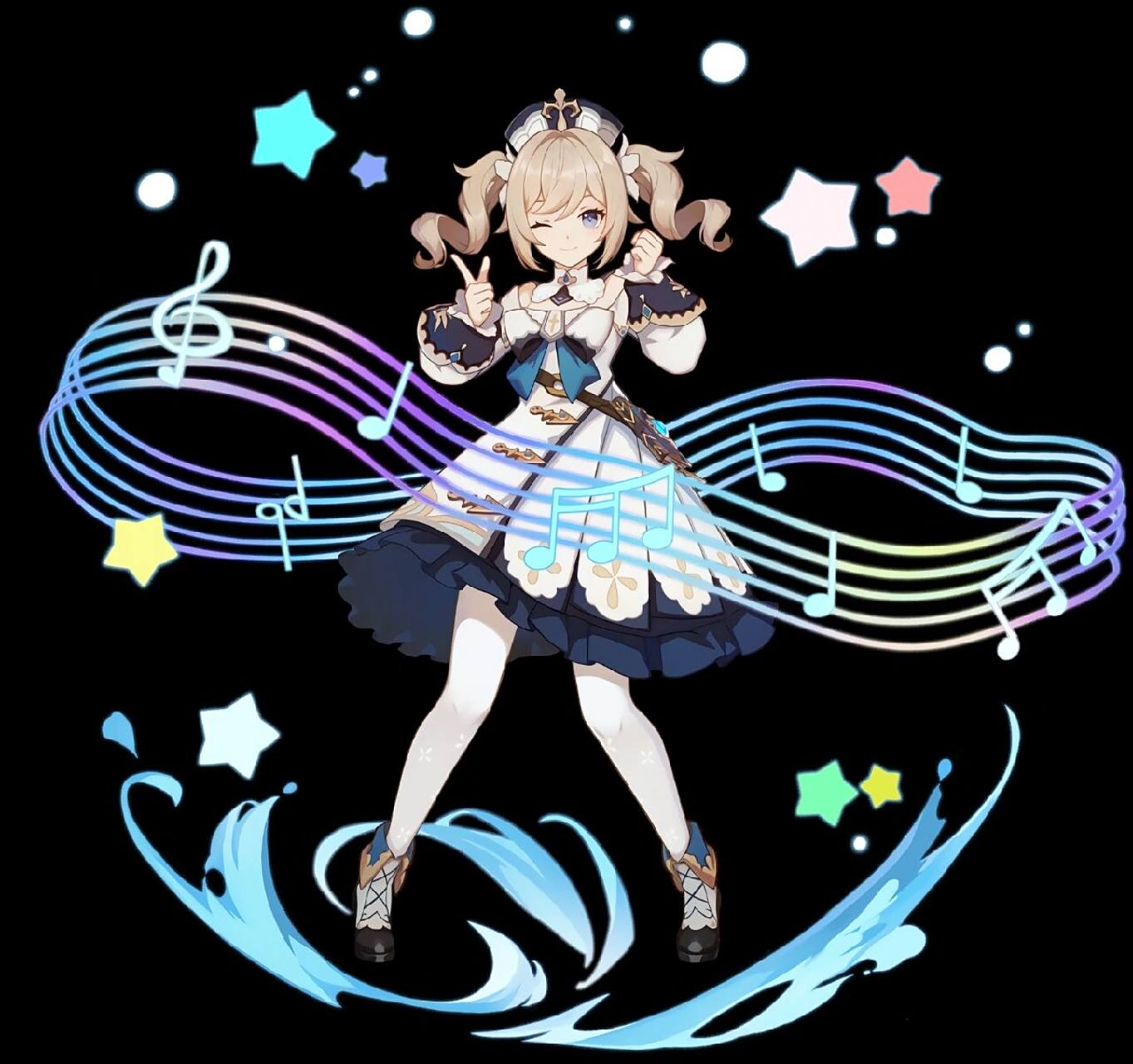 高清立绘⑦           长按图片可以保存~ 第七弹人物 :阿贝多,芭芭拉