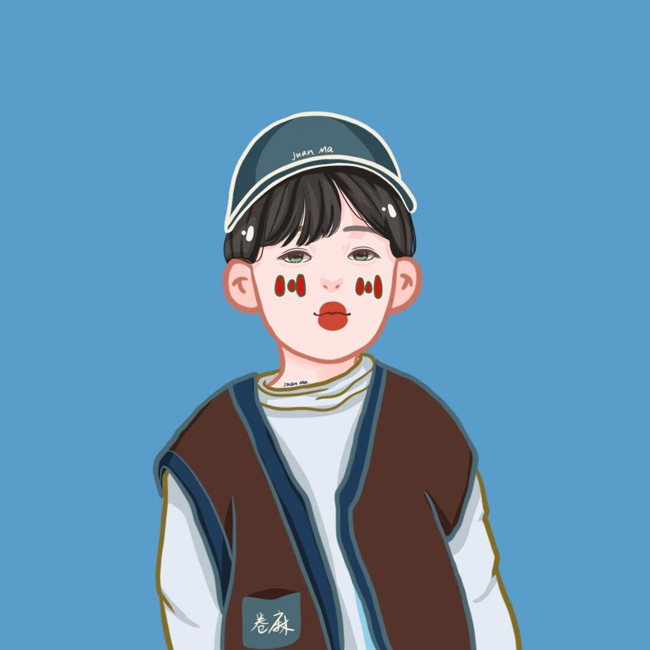 97众里寻他千百度 | 这是一组情侣头像丫 94三个背景色你喜欢哪个