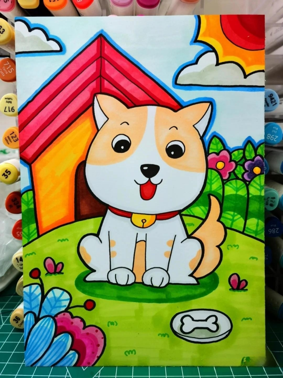 适合小学低年级画的儿童画