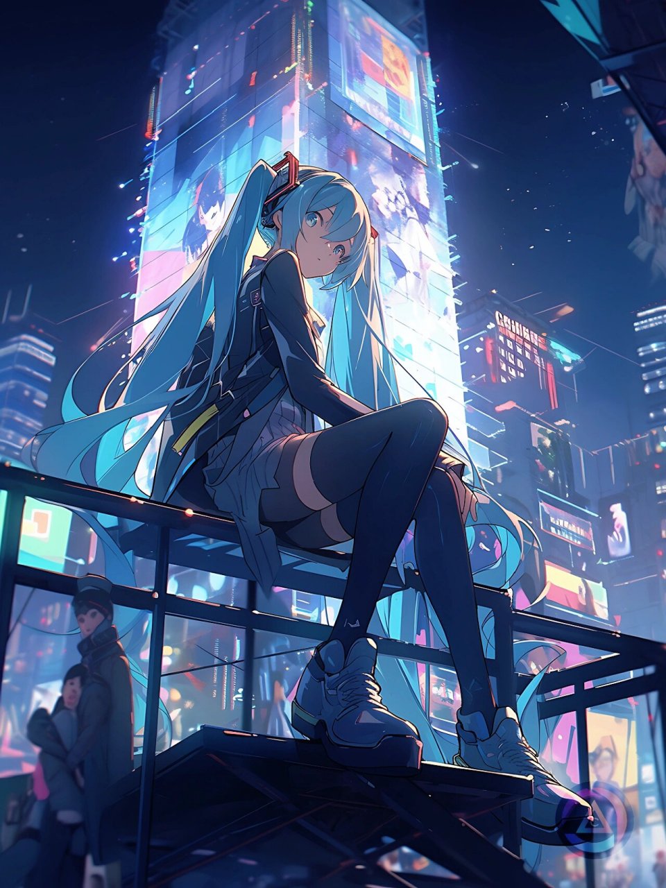 5.4k超清壁纸|初音未来 公主殿下02朋克风  95公主驾到