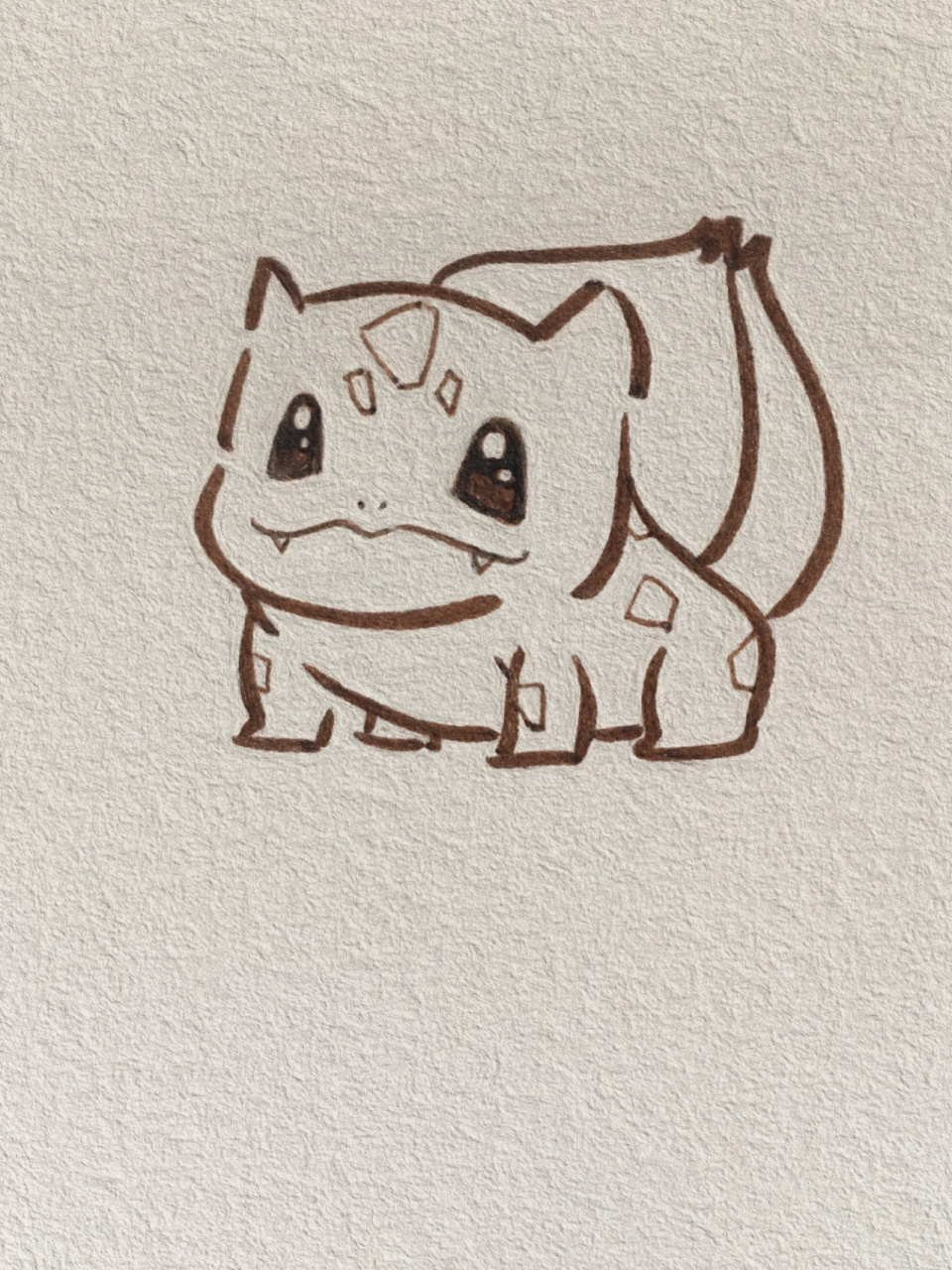 可爱简笔画 宝可梦系列-妙蛙种子//附过程 今日份 神奇宝贝妙蛙种子