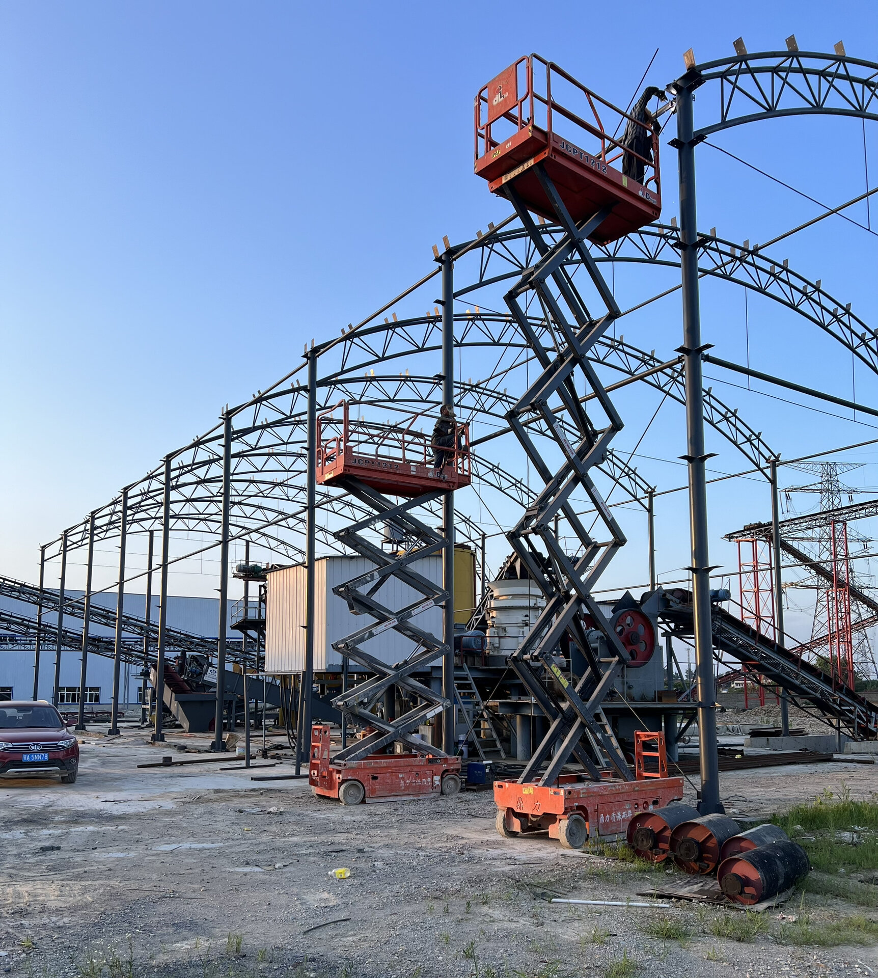 钢结构弧形大棚! 钢结构弧形大棚!