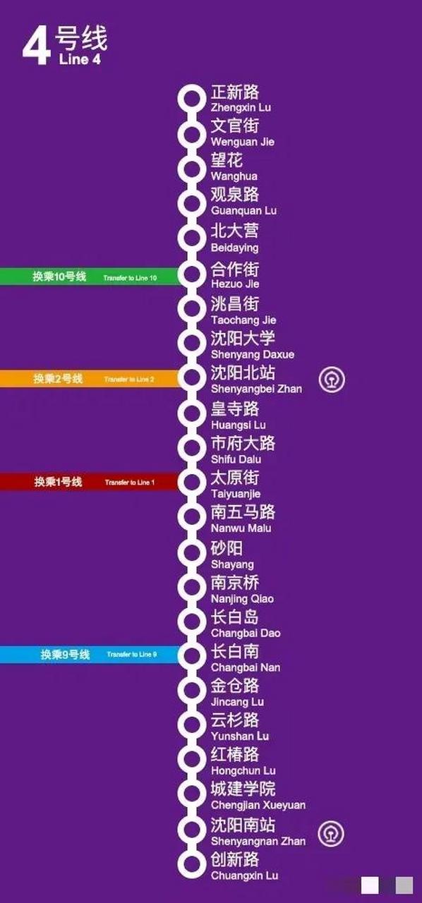 沈阳地铁4号线一期工程即将开通初期运营,给沈阳市民带来了好消息.