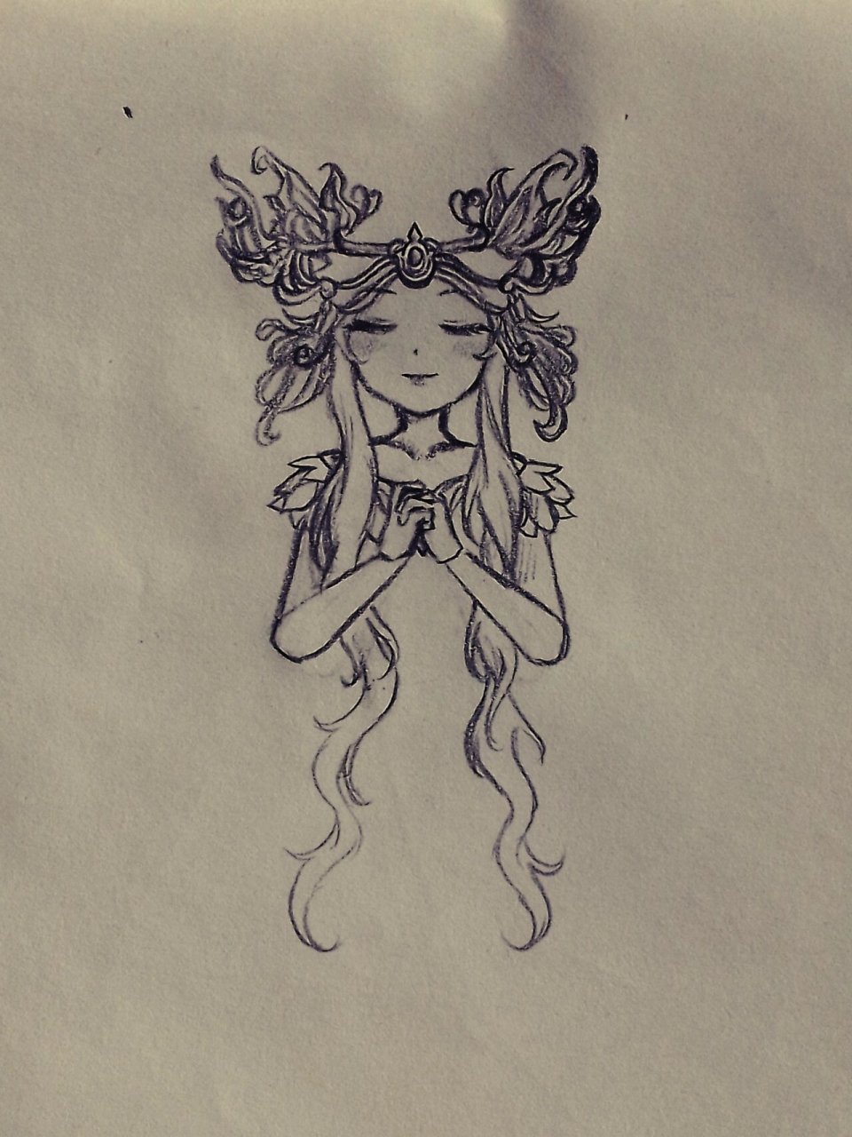 叶罗丽x光浮尘之白光莹q版 叶罗丽之白光莹q版