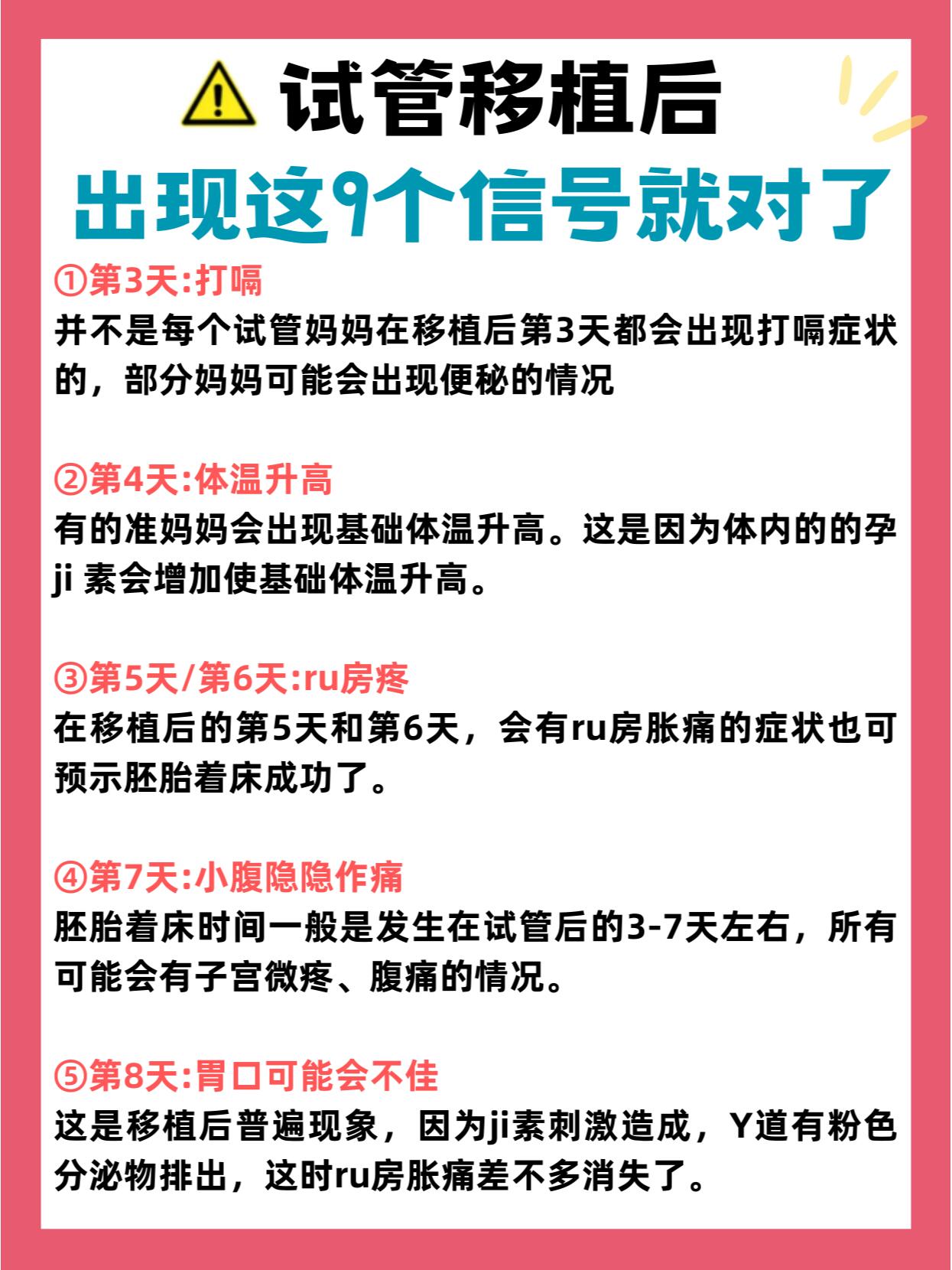 移植后几天着床 成功图片