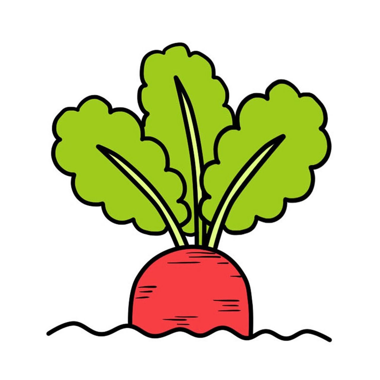 96绘画小课堂|拔萝卜简笔画分享 96绘画小课堂之拔萝卜 	 小时候