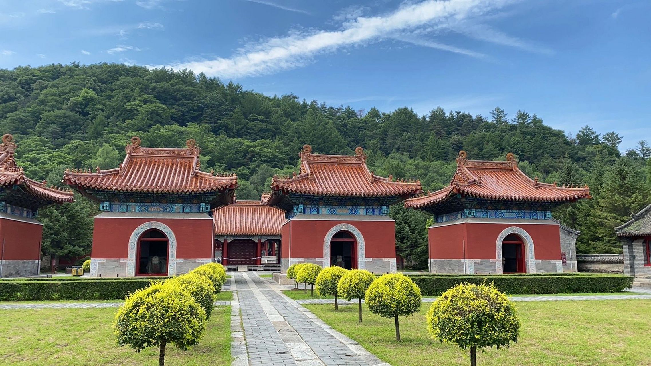 最后一站关外三陵的清永陵 清永陵建于顺治年间,埋葬着努尔哈赤的父亲