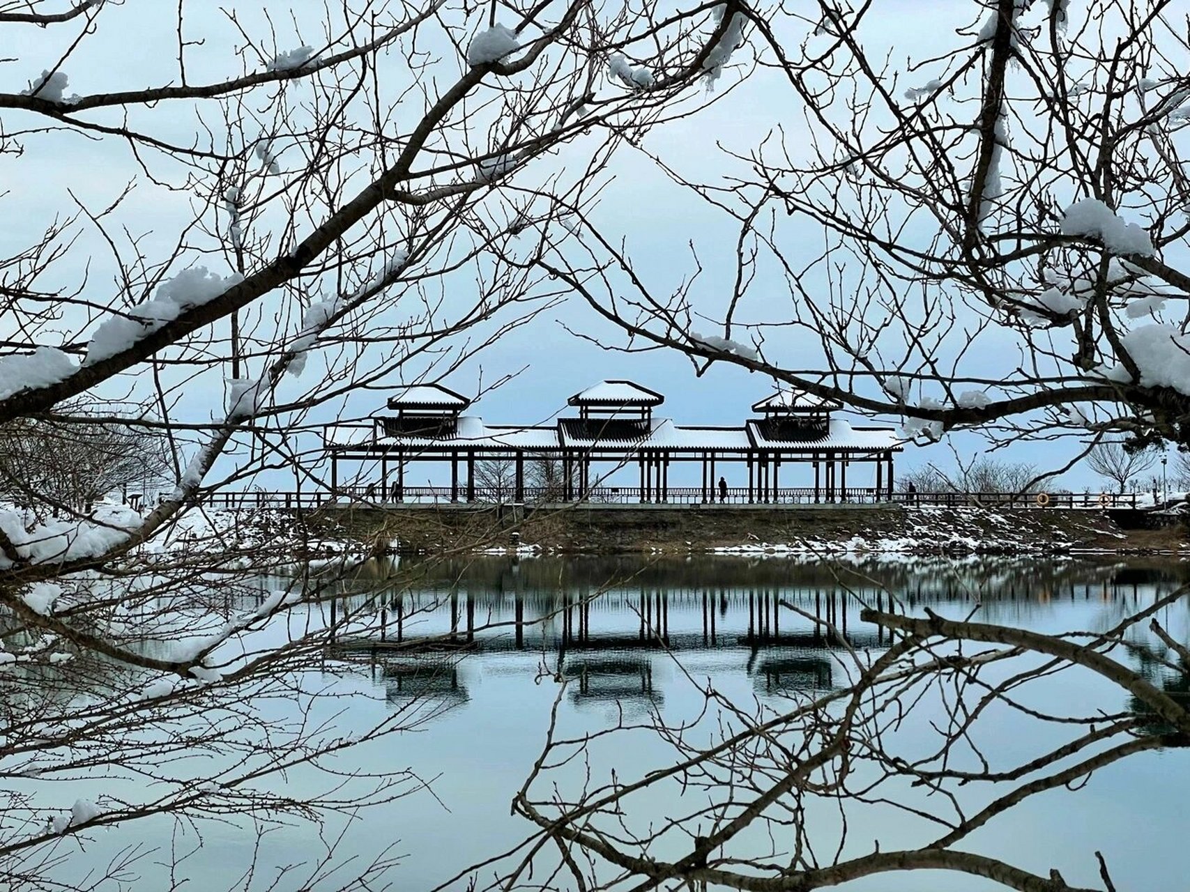 余姚四明山看雪图片