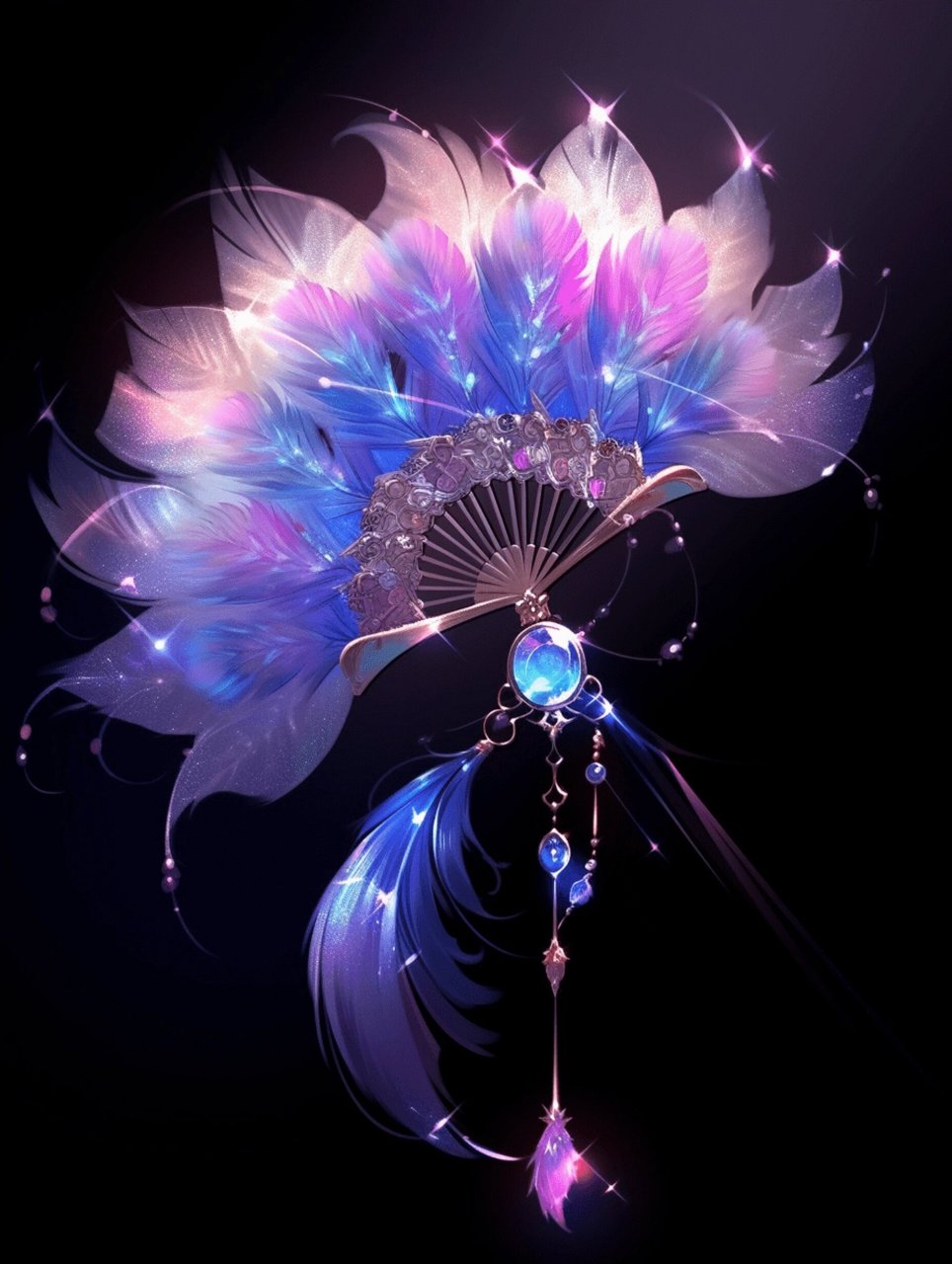 78仙侠武器之孔雀翎93              此图片由制作生成.