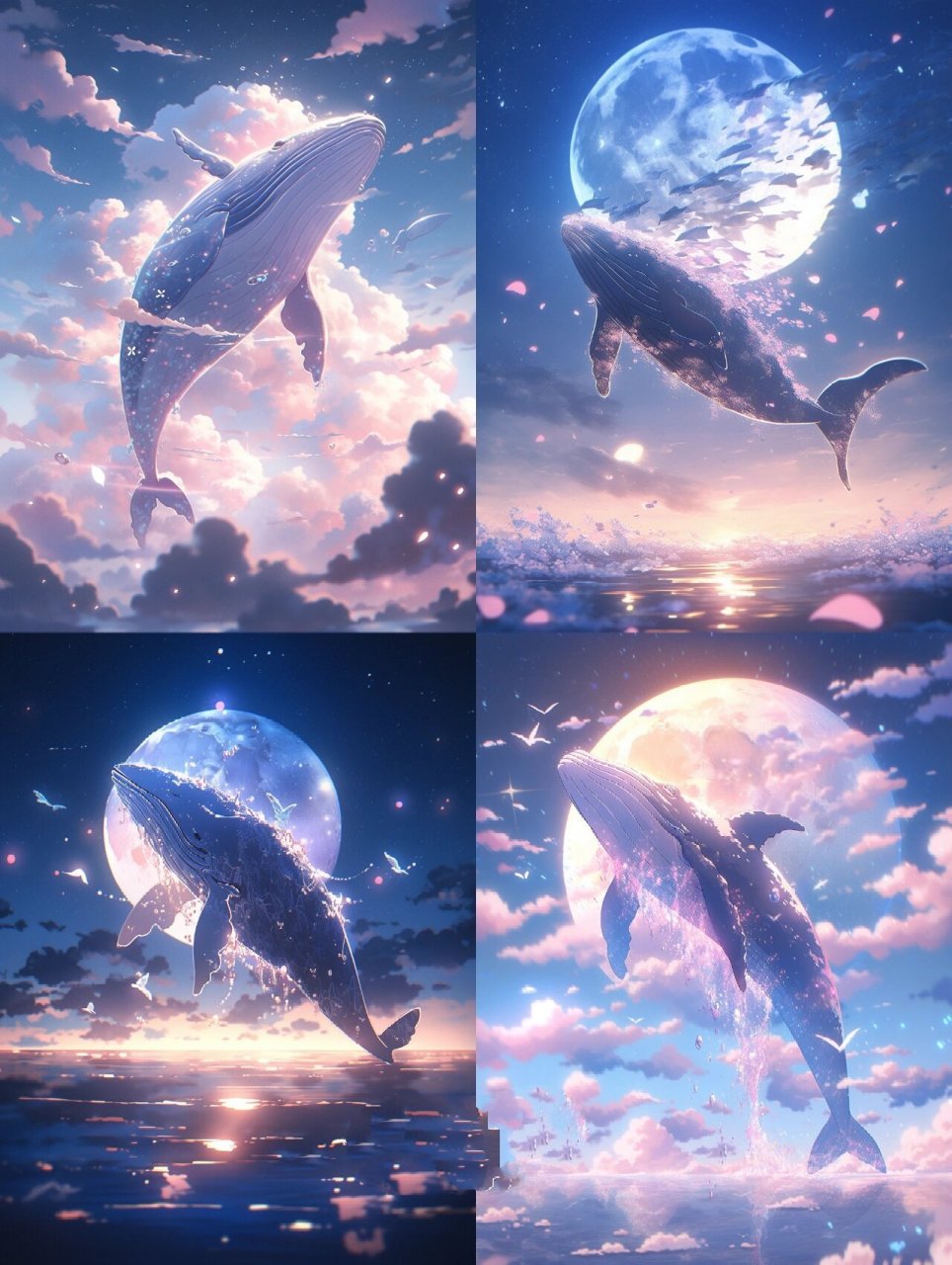 ✨唯美壁纸|如鲸向海,似鸟投林🐋 我还是喜欢你,像鲸沉于海底温柔