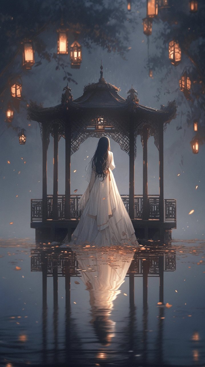 古风美人-背影杀2 #原创# #壁纸# #每日壁纸# #背影照# #背影杀手