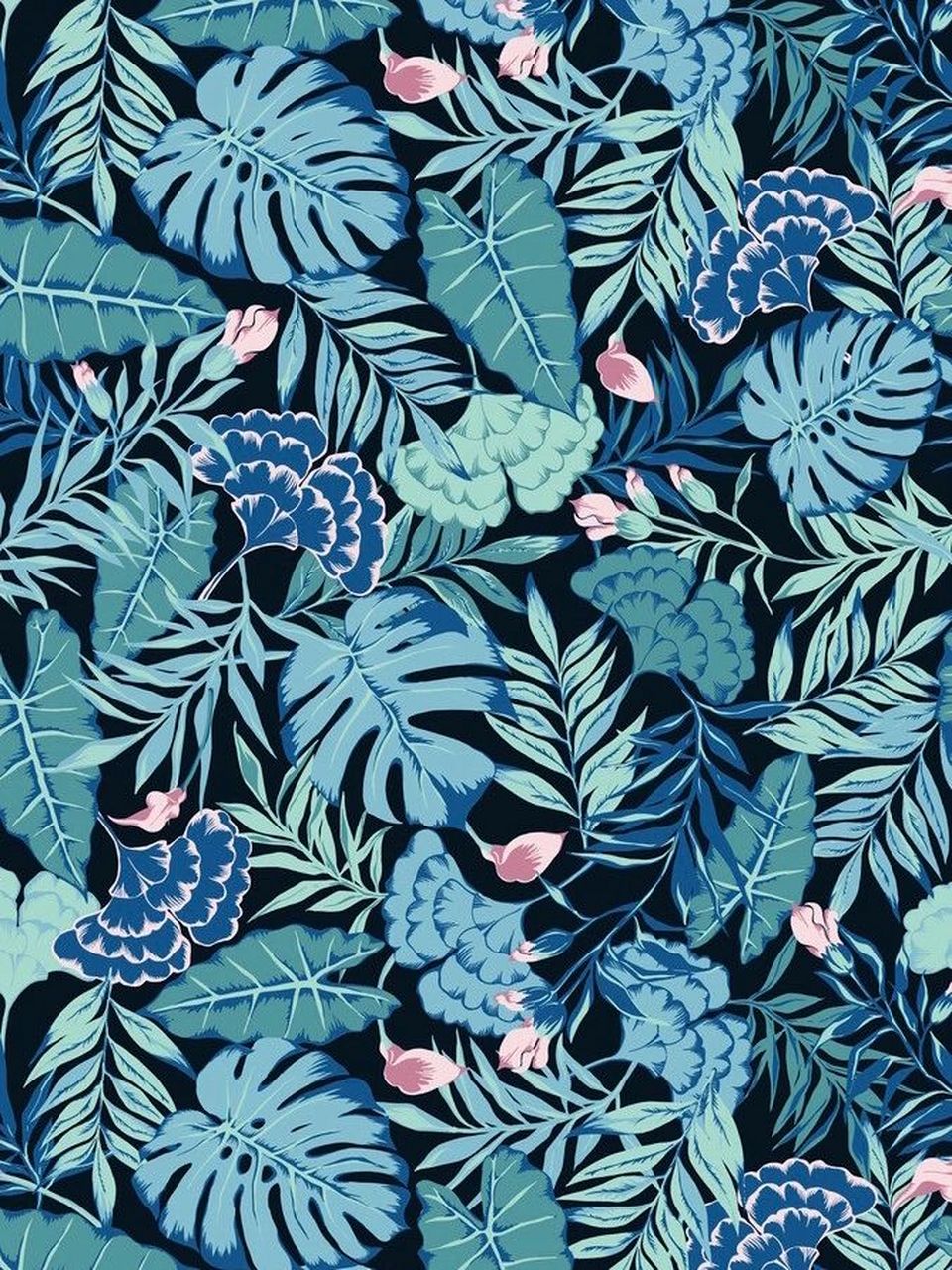 芭蕉纹样设计面料图案素材热带植物壁纸 中国古典诗词意象中有一种