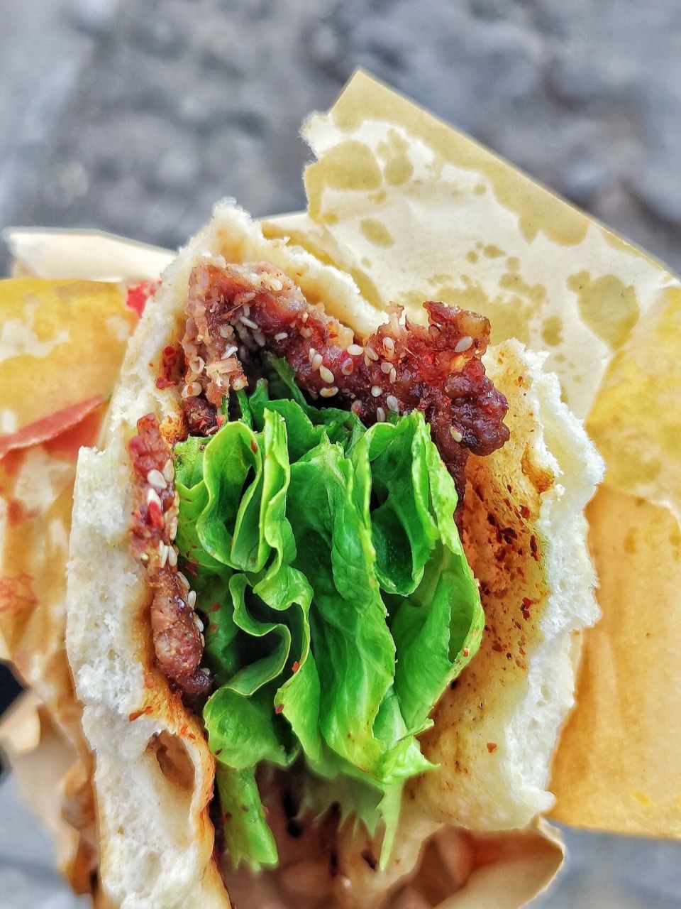 终于在洛阳涧西找到了小时候记忆中的馋嘴饼 73店名:土家馋嘴饼