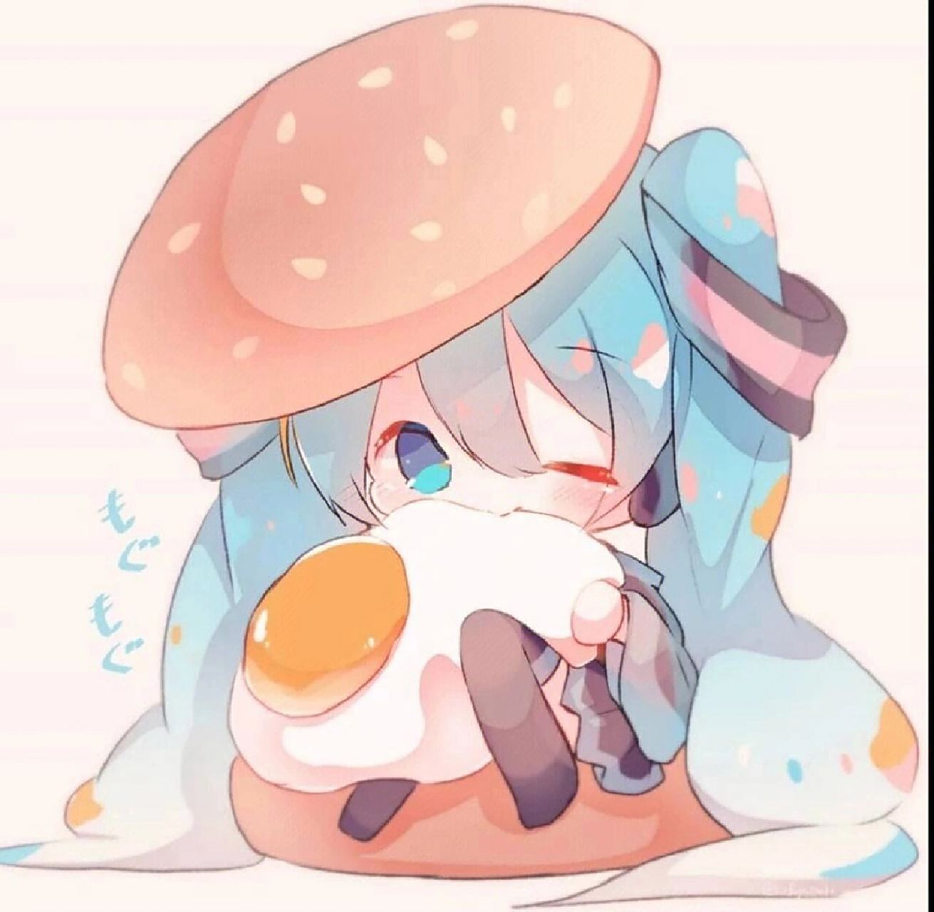 初音未来头像q版! 哈哈!