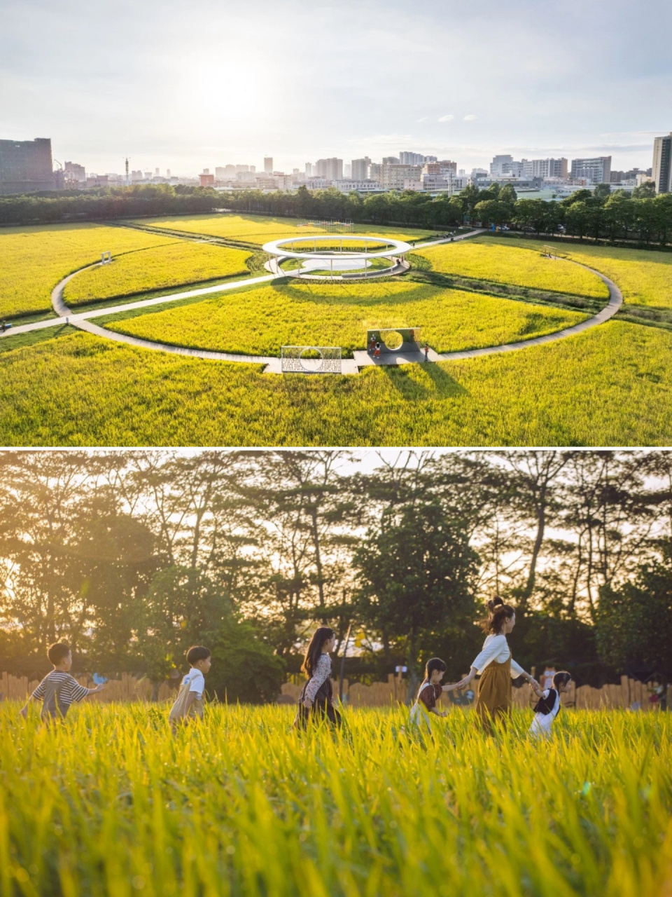 东莞东坑稻田儿童公园 项目现状为大片农田,占地面积约3.33万平方米.